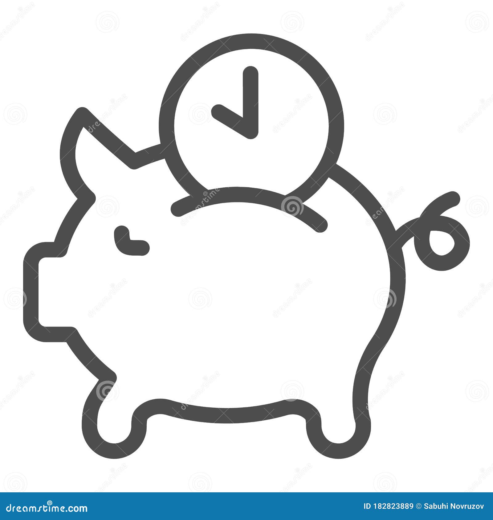 猪猪存钱罐和表线图标时间是金钱的符号 白色背景上的轮廓样式象形符省钱和向量例证 插画包括有财务 现金 138 猪猪存钱罐和表线图标时间是金钱的符号 白色背景上的轮廓样式象形符省钱和向量例证 插画包括有财务 现金 138