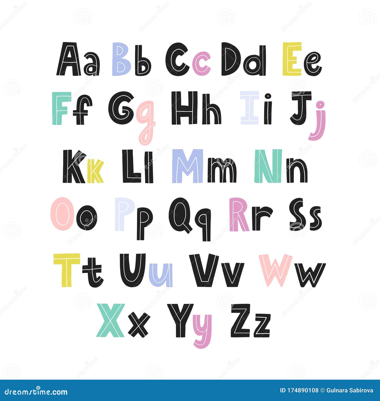 用于带小字母和大写字母的孩子的字母表斯堪的纳维亚风格的英语abc 向量例证 插画包括有斯堪的纳维亚风格的英语abc 用于带小字母和大写字母的孩子的字母表