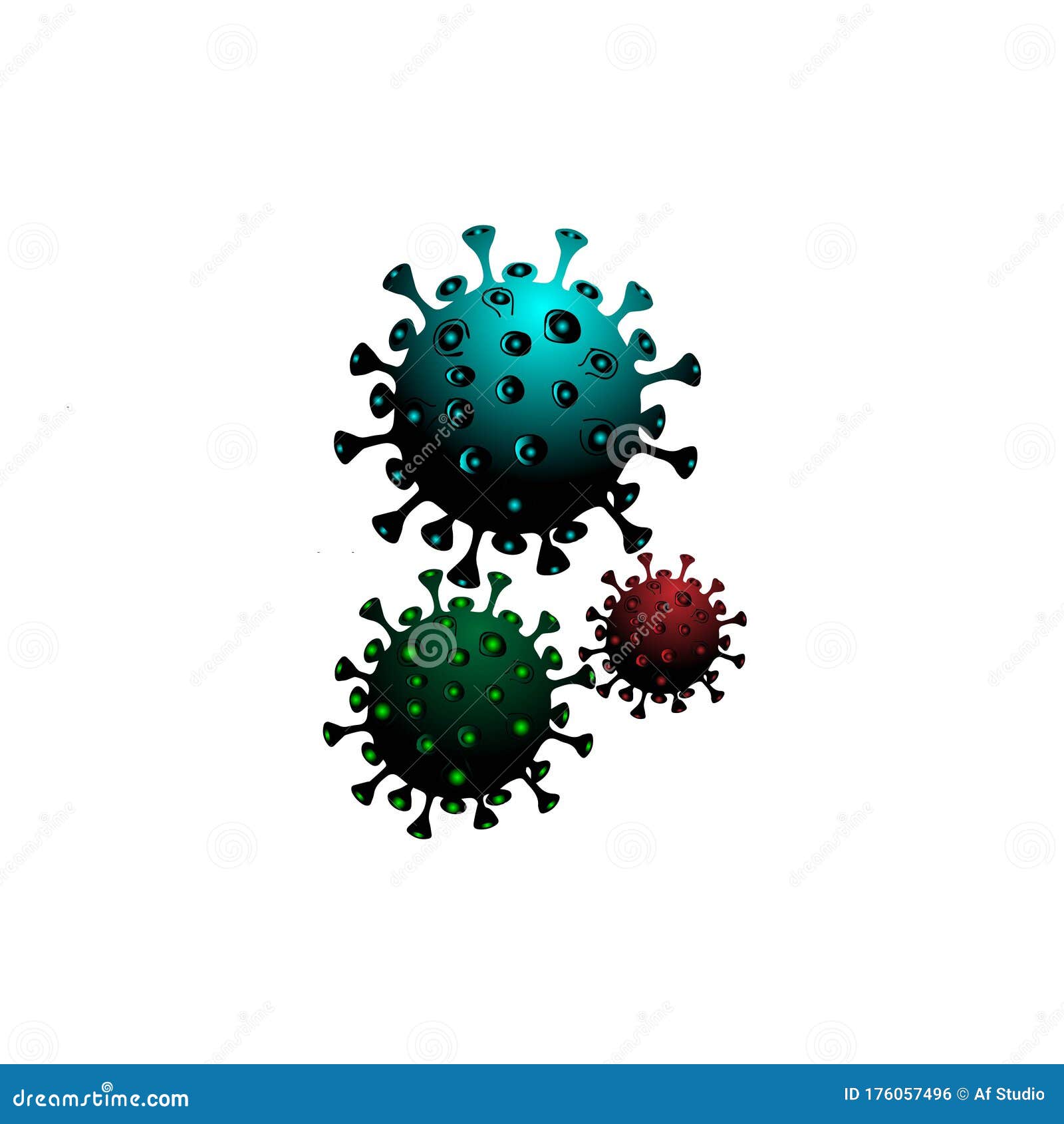 病菌 病原微生物 传染病微病毒学向量例证 插画包括有宏指令 传染 过敏 电池 医疗 例证