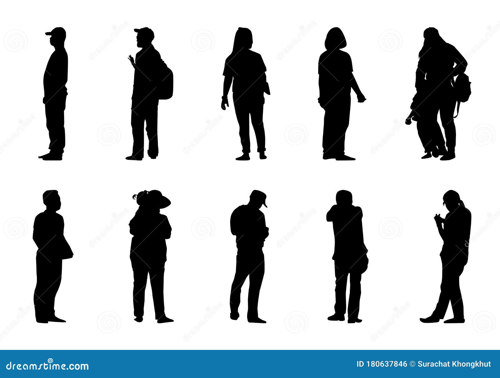 白色背景上的人影 生活方式男女矢量图 阴影不同的人向量例证 插画包括有图象 职业 社区 图标