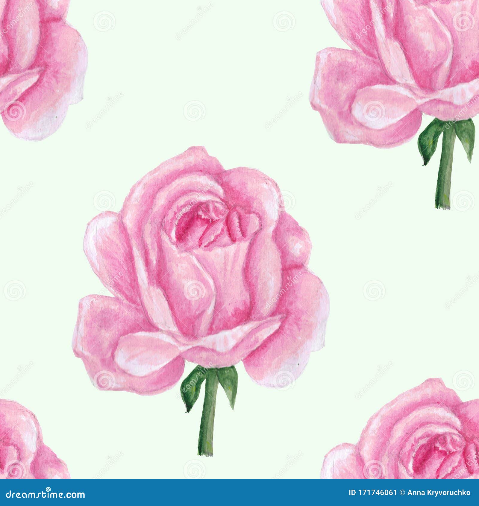 白色背景中的粉色玫瑰水彩无缝图案用水彩画的粉红玫瑰手 做壁纸 印花 库存例证 插画包括有用水彩画的粉红玫瑰手 做壁纸 印花 白色背景中的粉色玫瑰 水彩无缝图案