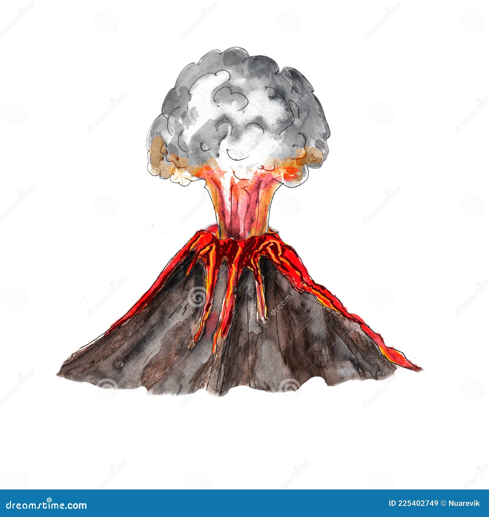 白色背景中突显的水彩火山插图库存例证 插画包括有设计 顶层 例证 视图 公园 岩石 培训 白色背景中突显的水彩火山插图库存例证 插画包括有设计 顶层 例证 视图 公园 岩石 培训