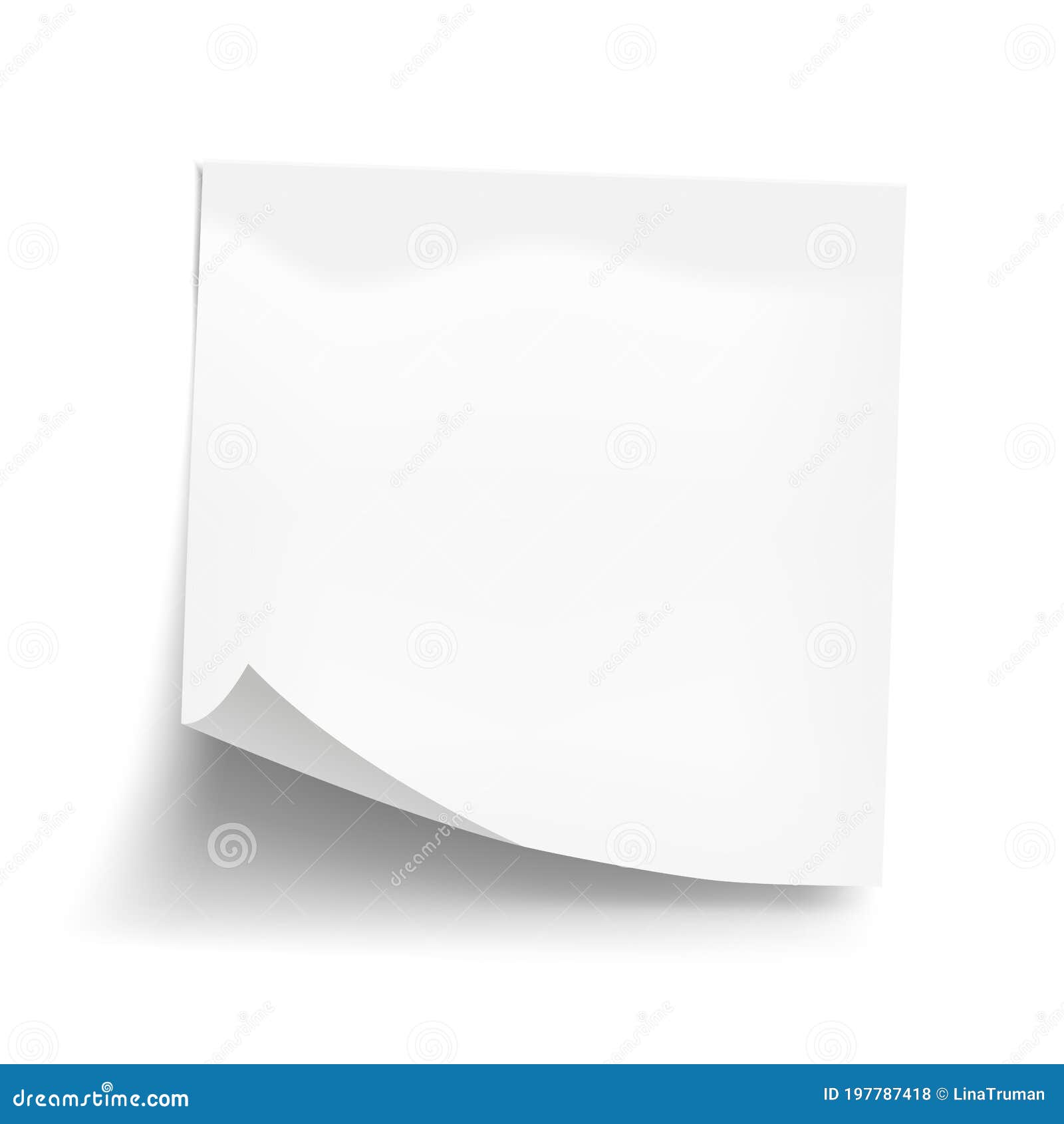 白色背景中突显的白色纸张便笺白纸样矢量图向量例证 插画包括有重要 纸张 过帐 组织