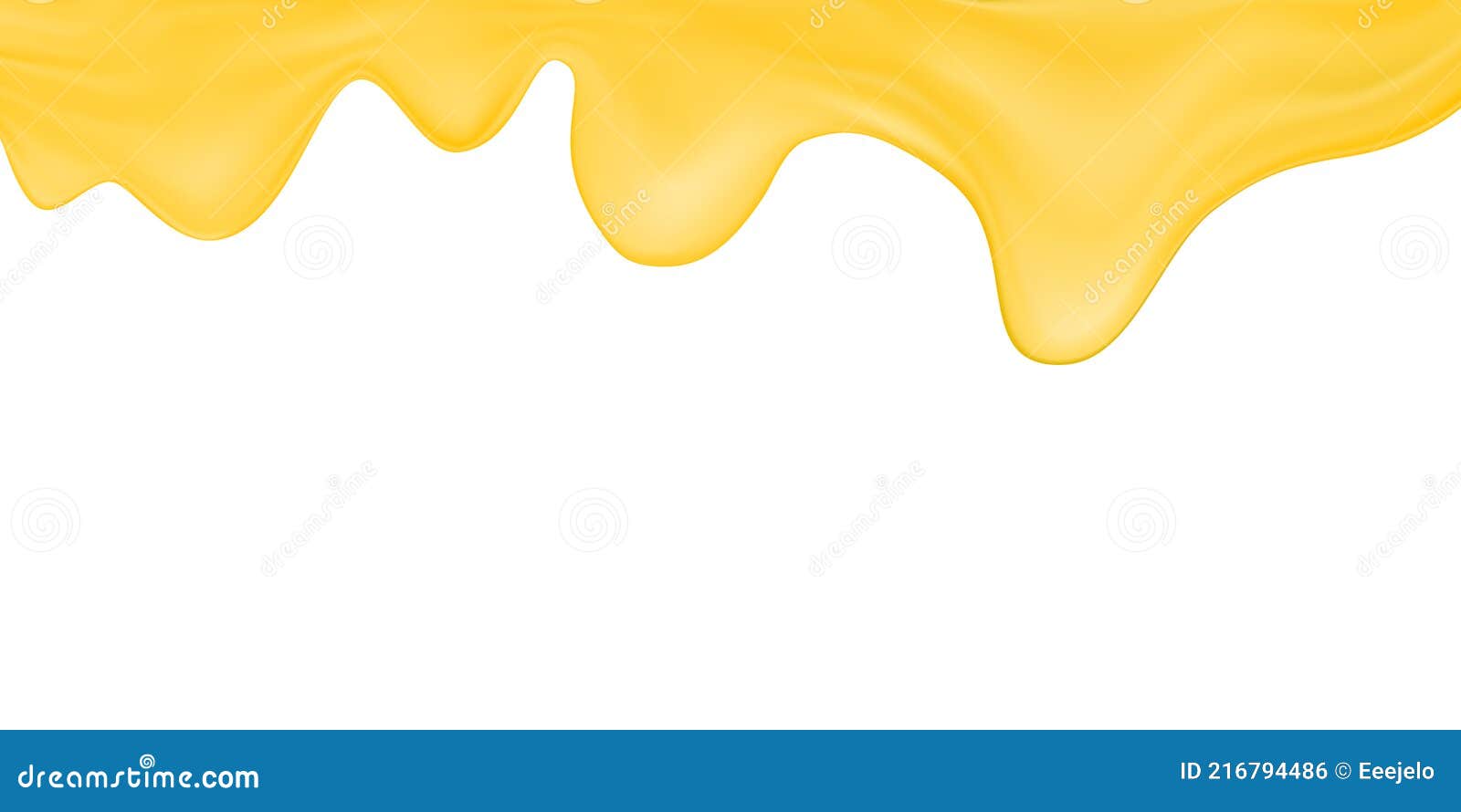 白色背景加工奶酪壁纸上分离的融化奶酪或黄油矢量图 向量例证 插画包括有实际 下落 新鲜 舒展