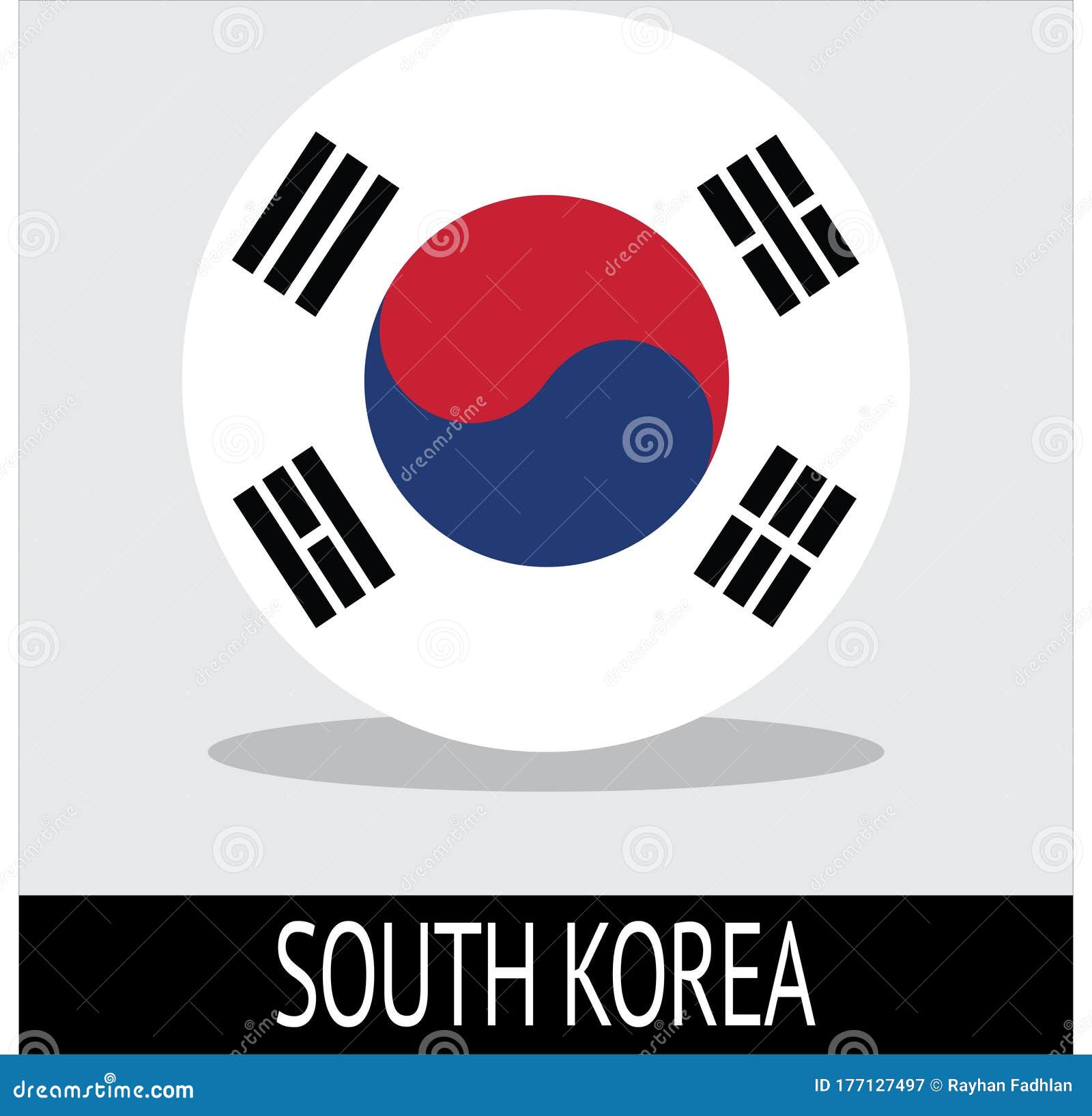 白色背景的韩国国旗符号向量例证 插画包括有白色背景的韩国国旗符号 白色背景的韩国国旗符号向量例证 插画包括有白色背景的韩国国旗符号