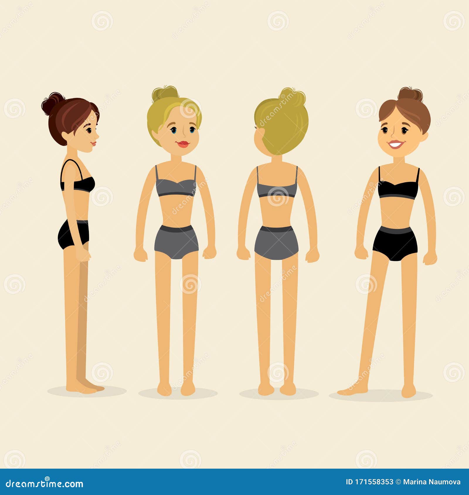 穿内衣 正面和侧面的美女白人女性向量例证 插画包括有亭亭玉立 设计 前面 腋窝 查出 吊带 穿内衣 正面和侧面的美女白人女性向量例证 插画包括有亭亭玉立 设计 前面 腋窝 查出 吊带
