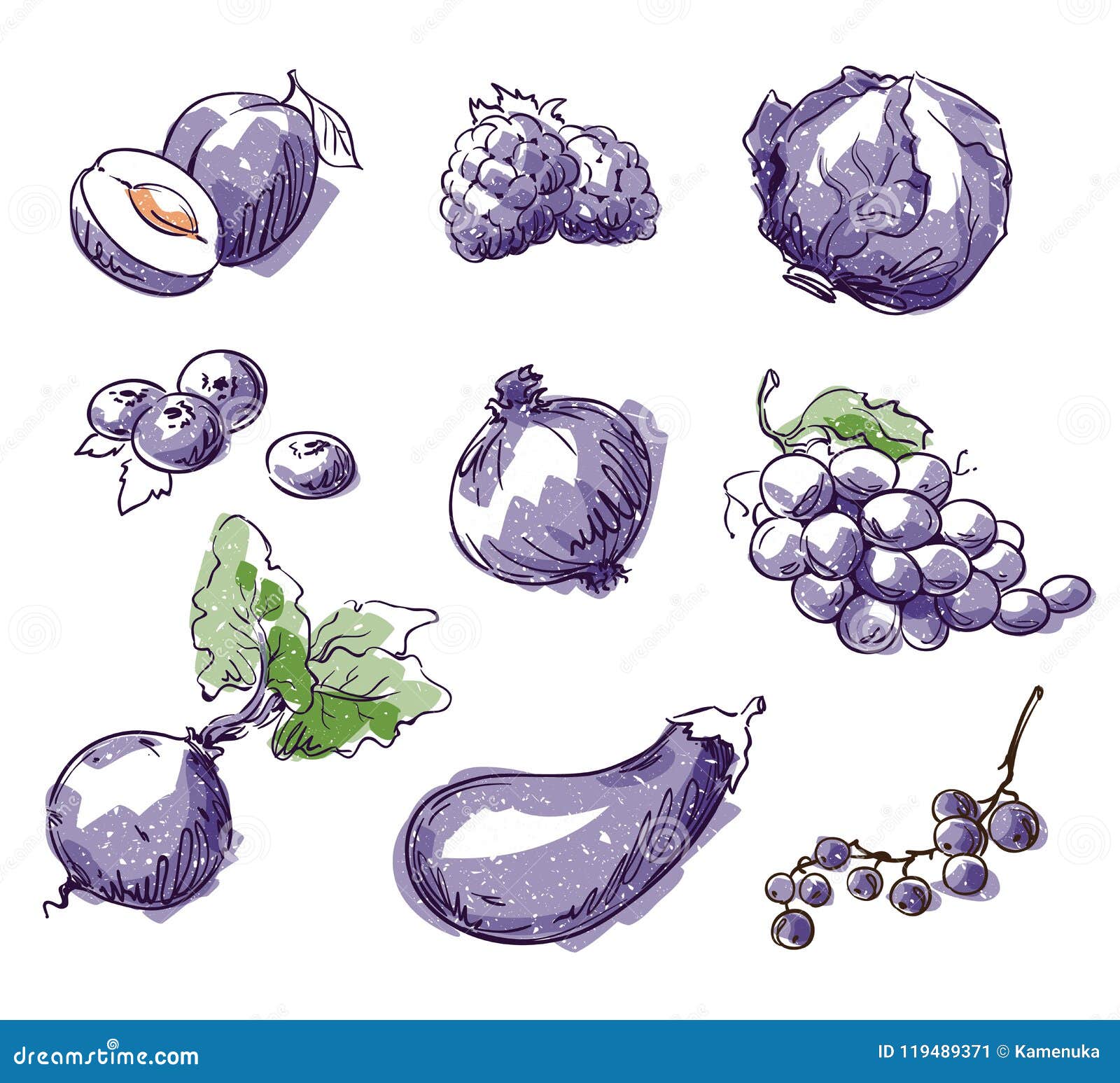 紫色食物 果子和vegtables 传染媒介剪影的分类向量例证 插画包括有卧室 草图 紫色食物 果子和vegtables 传染媒介剪影的分类向量例证 插画包括有卧室 草图