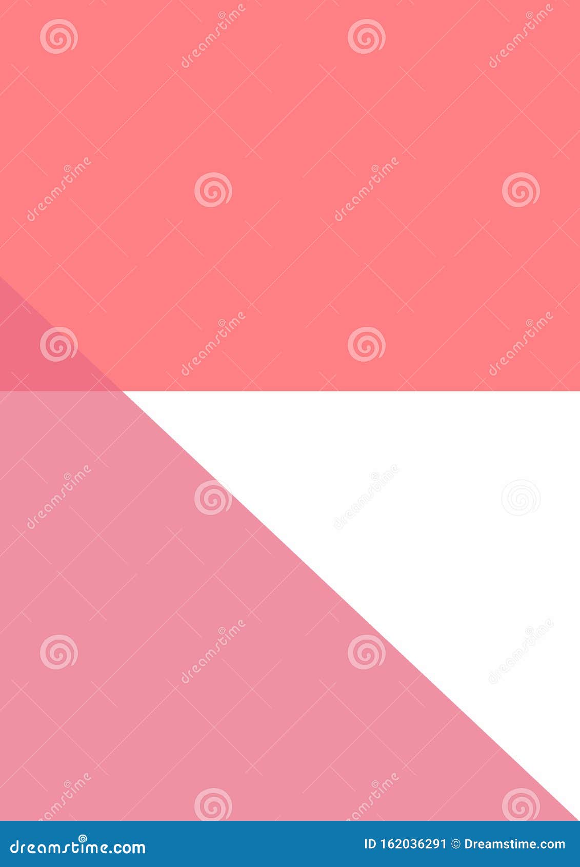 红色和粉红色的两色纸背景空白彩色背景 图像或文本的空白空间模型概念新向量例证 插画包括有逗人喜爱 工艺