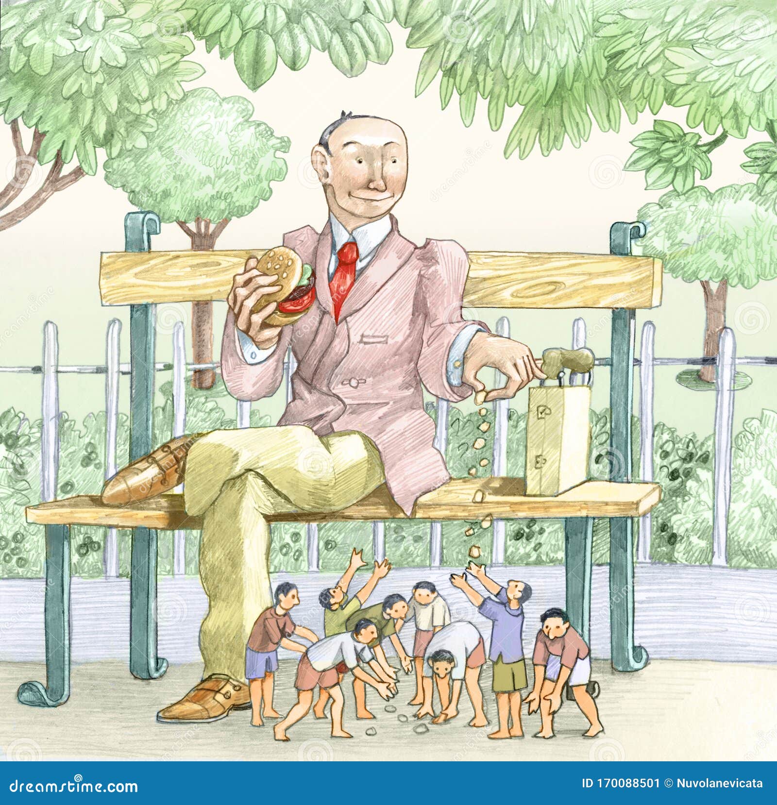 给可怜的政治漫画库存例证 插画包括有 给可怜的政治漫画库存例证 插画包括有