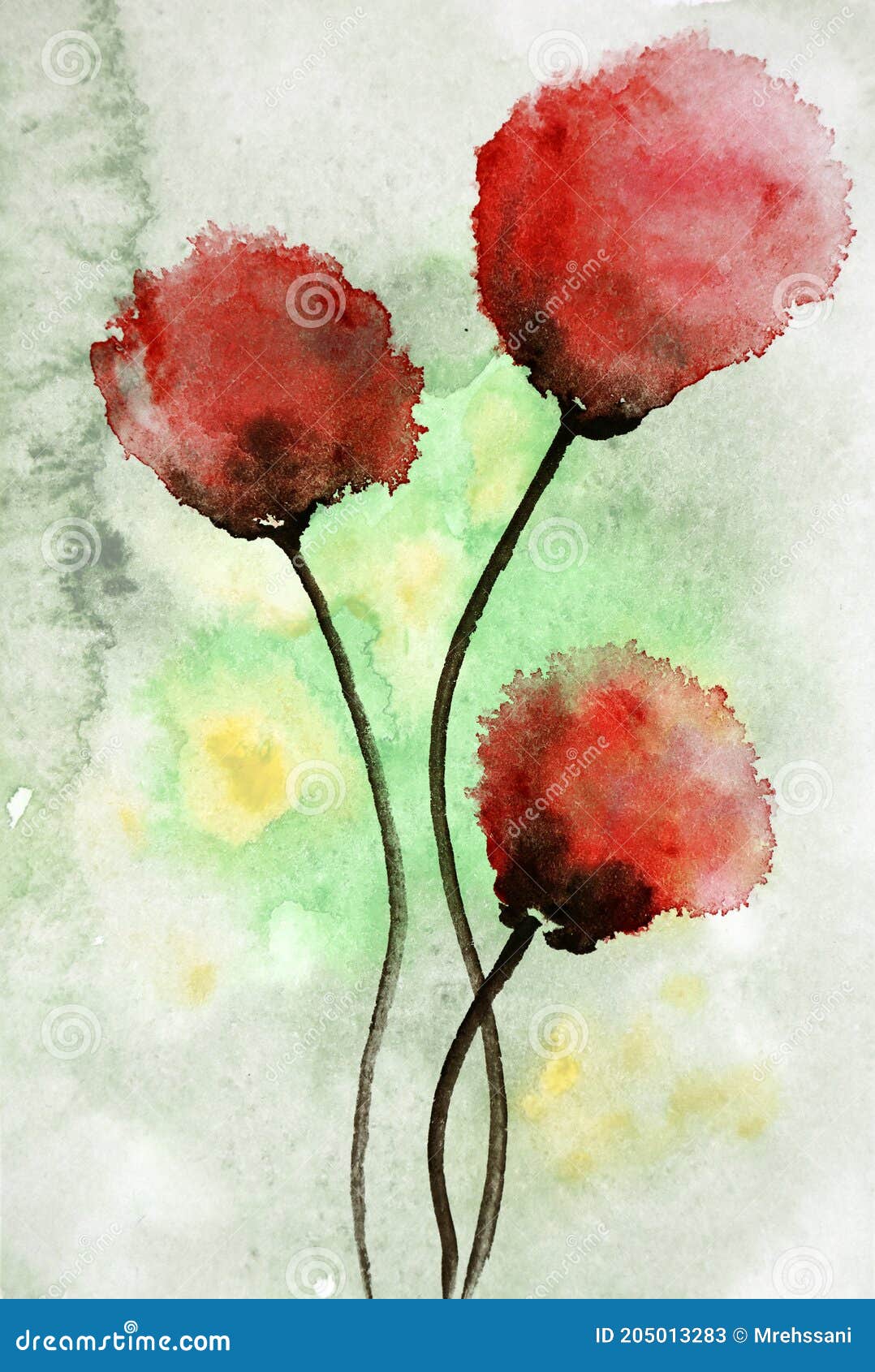 绿色背景花卉设计背景中的罂粟花抽象水彩画库存例证 插画包括有样式 紫色 灰色 自然 创造性 绿色背景花卉设计背景中的罂粟花抽象水彩画库存例证 插画包括有样式 紫色 灰色 自然 创造性