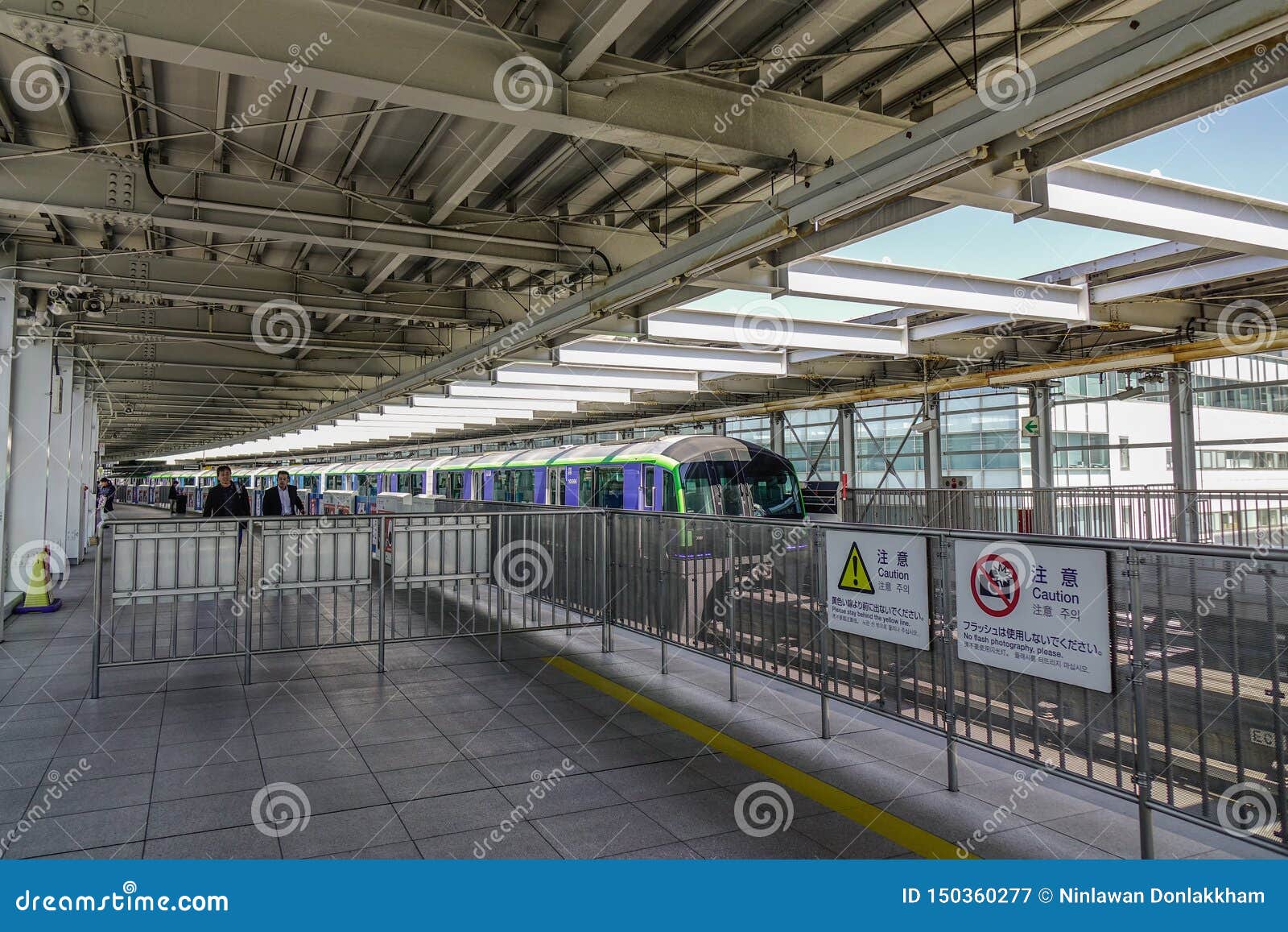 羽田空港东京单轨电车图库摄影片 图片包括有