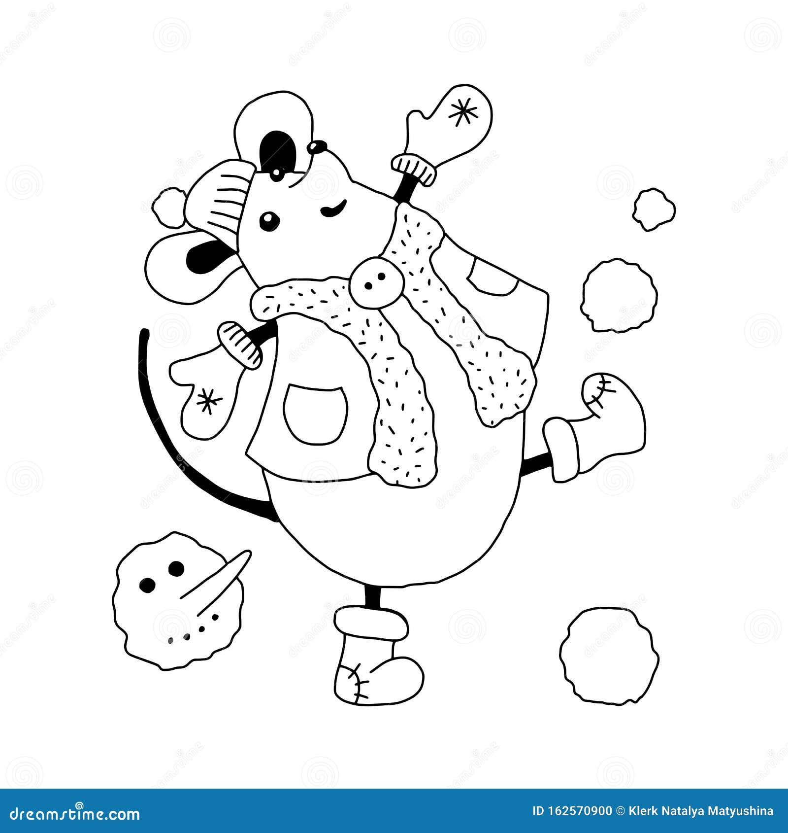 老鼠 穿冬装的老鼠 玩雪球和舞蹈带年新年标志的手绘矢量图库存例证 插画包括有衣裳 跳舞 老鼠 穿冬装的老鼠 玩雪球和舞蹈带年新年标志的手绘矢量图库存例证 插画包括有衣裳 跳舞