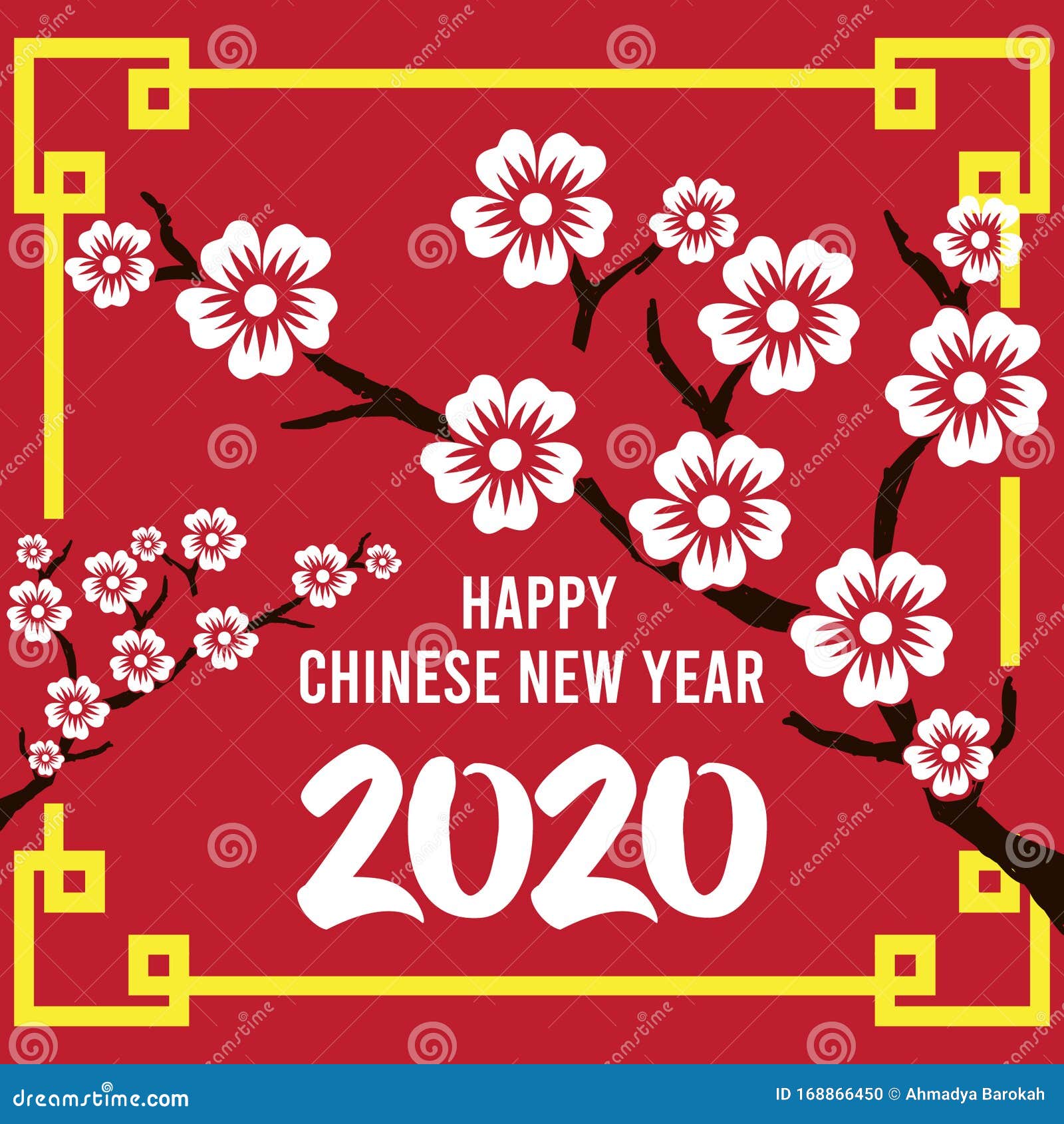背景中国新年庆祝模板向量例证 插画包括有背景中国新年庆祝模板