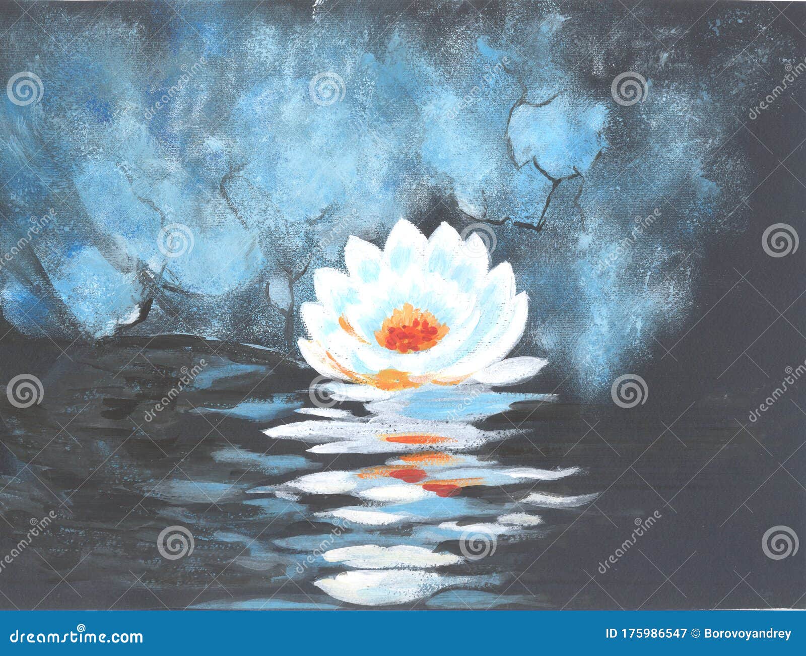 荷花传统水彩画背景 夜景库存图片 图片包括有艺术 本质 玻色子 夏天 叶子 绽放 装饰 荷花传统水彩画背景 夜景库存图片 图片包括有艺术 本质 玻色子 夏天 叶子 绽放 装饰