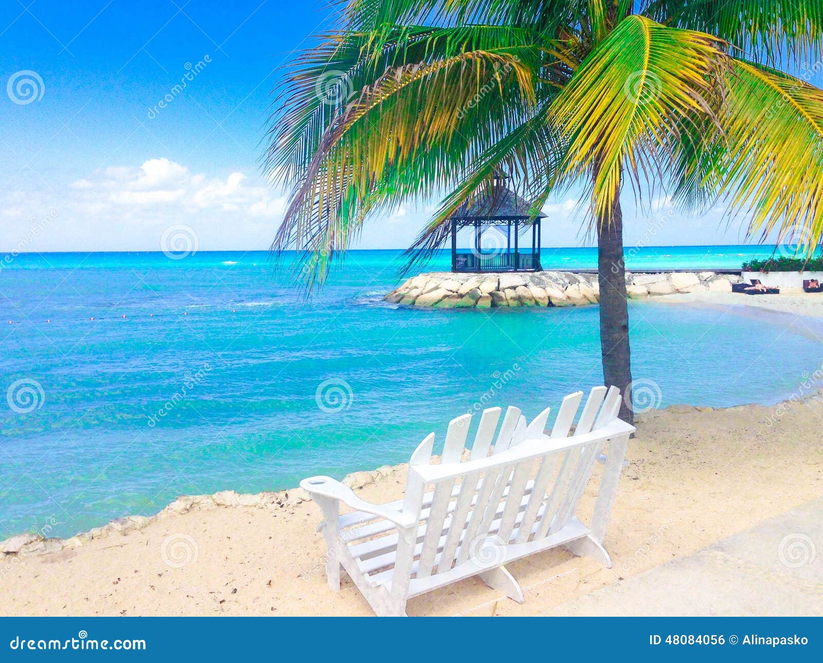 蒙特哥贝 牙买加库存照片 图片包括有掌上型计算机 结构树 小船 热带 游泳 岩石 阳光