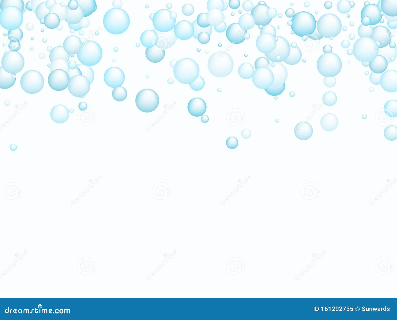 蓝皂泡泡矢量概念 抽象洗发水肥皂效果背景向量例证 插画包括有作用 蓝色 新鲜 概念 关心