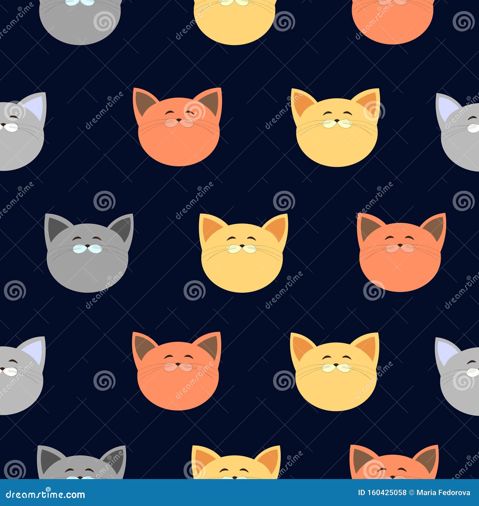 蓝色背景中的猫图案库存例证 插画包括有 蓝色背景中的猫图案库存例证 插画包括有