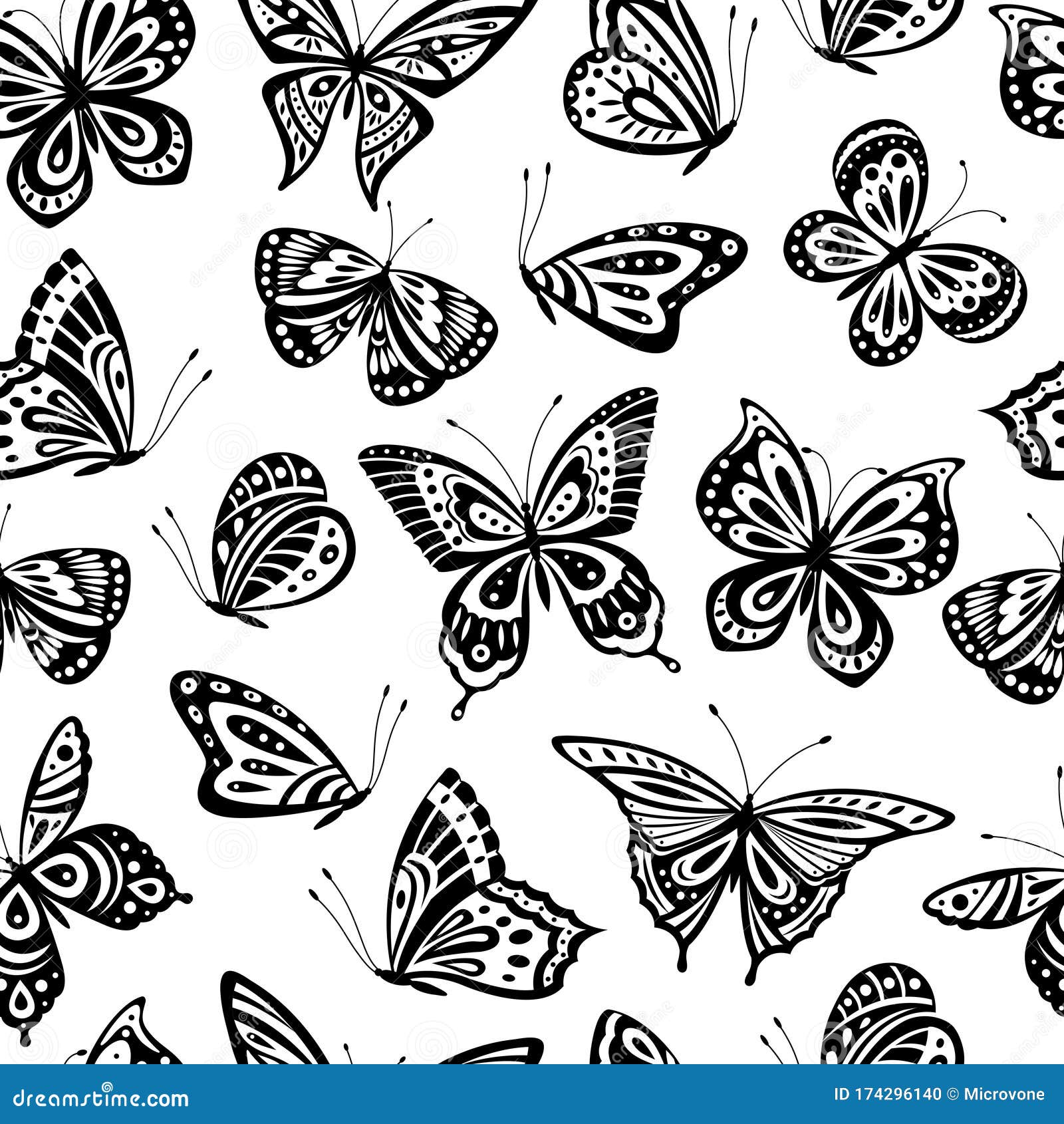 蝴蝶图案浪漫的飞蝶无缝纹理抽象美丽的春天壁纸纺织品或向量例证 插画包括有浪漫的飞蝶无缝纹理 抽象美丽的春天壁纸