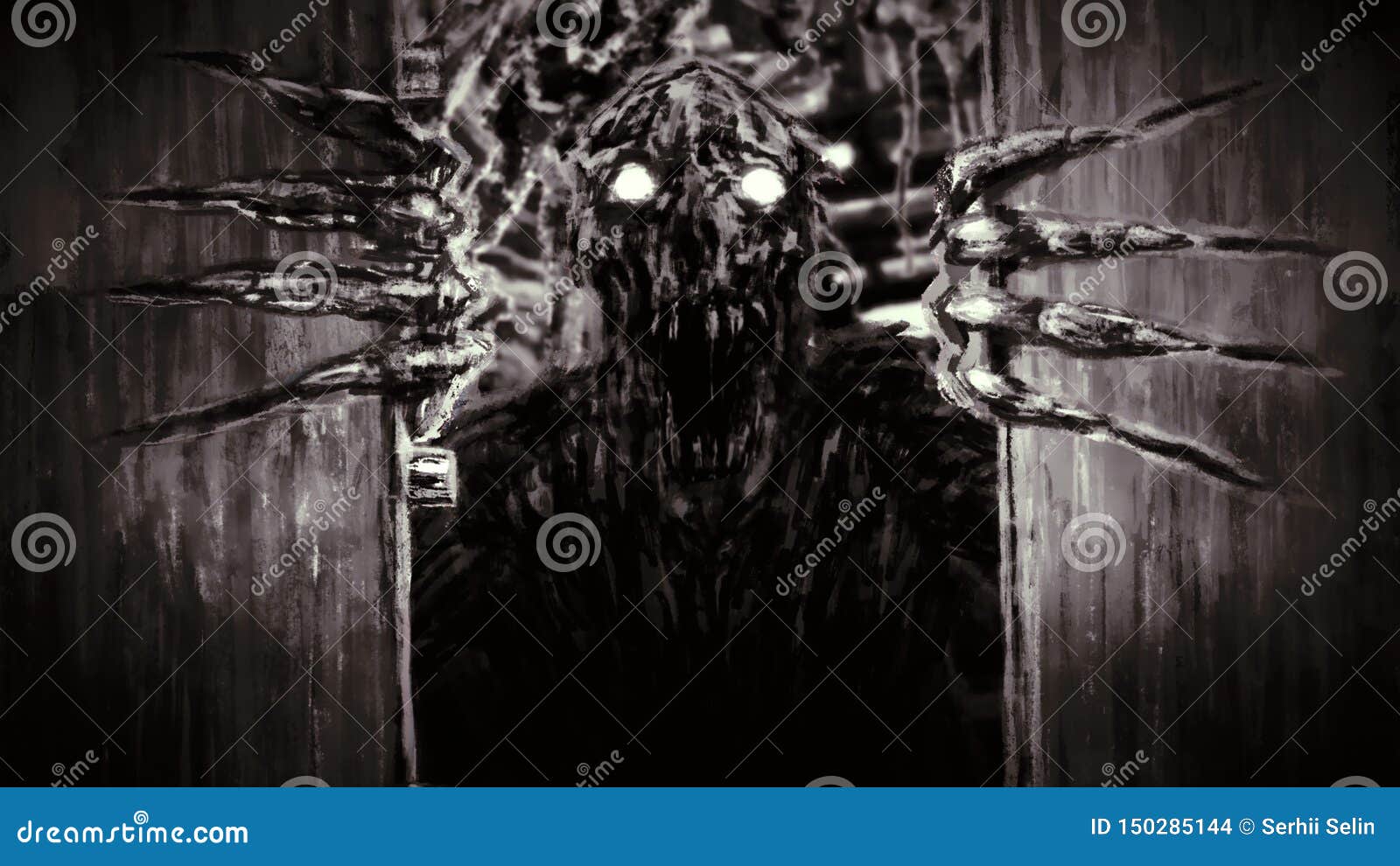 被触怒的蛇神妖怪打开地堡门和咆哮声库存例证 插画包括有调查 抽象 讨厌 不祥 突变体 隐隐绰绰 被触怒的蛇神妖怪打开地堡门和咆哮声库存例证 插画包括有调查 抽象 讨厌 不祥 突变体 隐隐绰绰