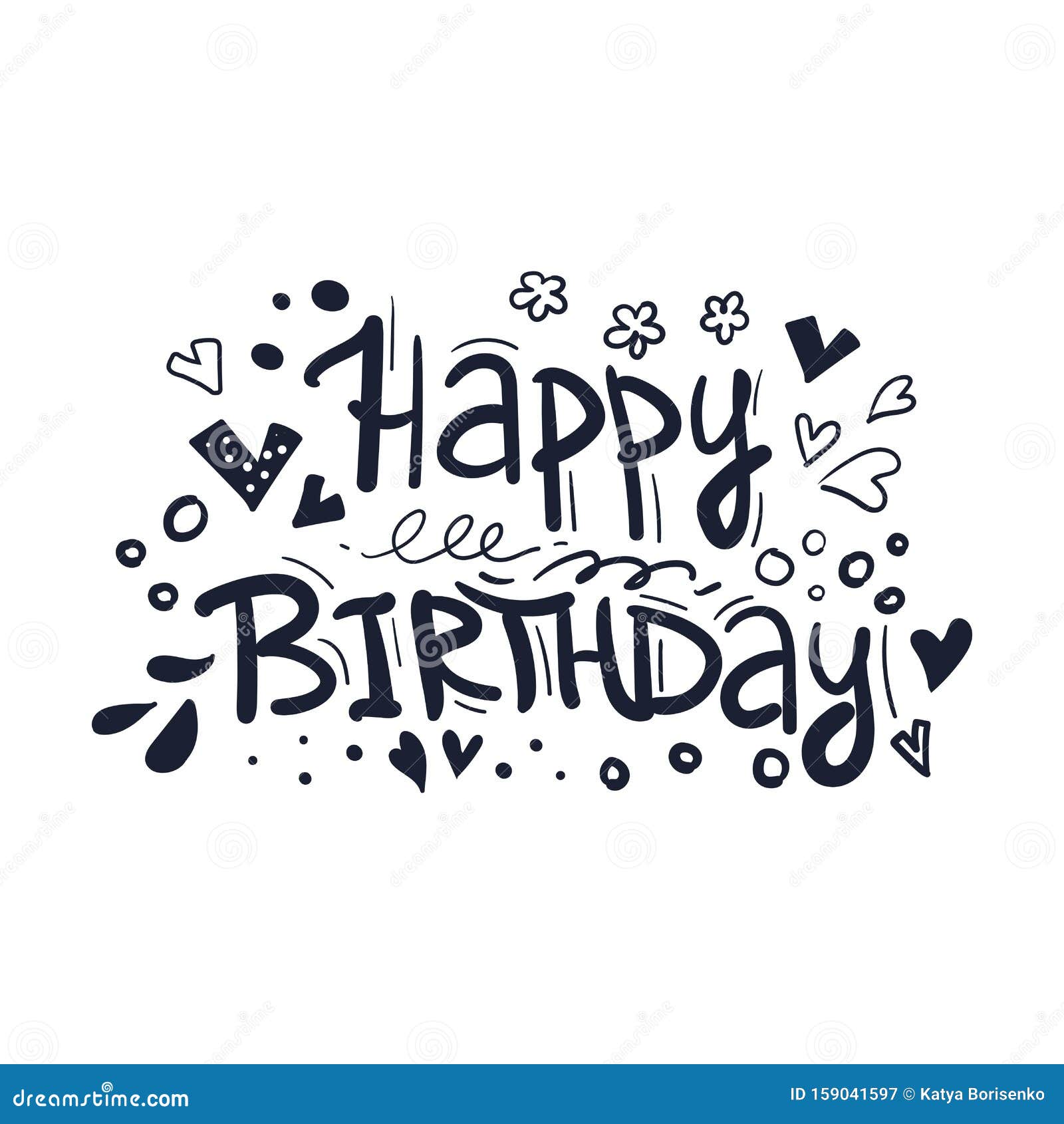 70+ 图片 生日 卡 新的 22 贺卡、生日卡、邀请卡的生日快乐排版矢量设计库存例证. 插画包括有手写, 钞票, 书法, 生日, 查出- 159041597