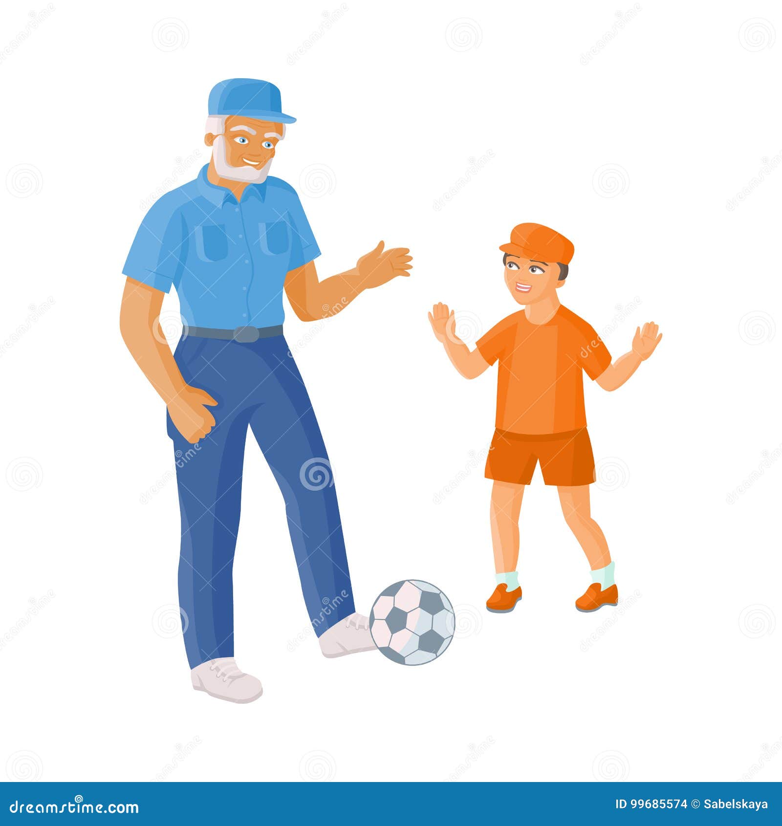 Дедушка играет в футбол. Дедушка играет в футбол с внуком. Дедушка играет с внуками нарисованные. Дед и внук вектор. Открытка игра в футбол для дедушки.