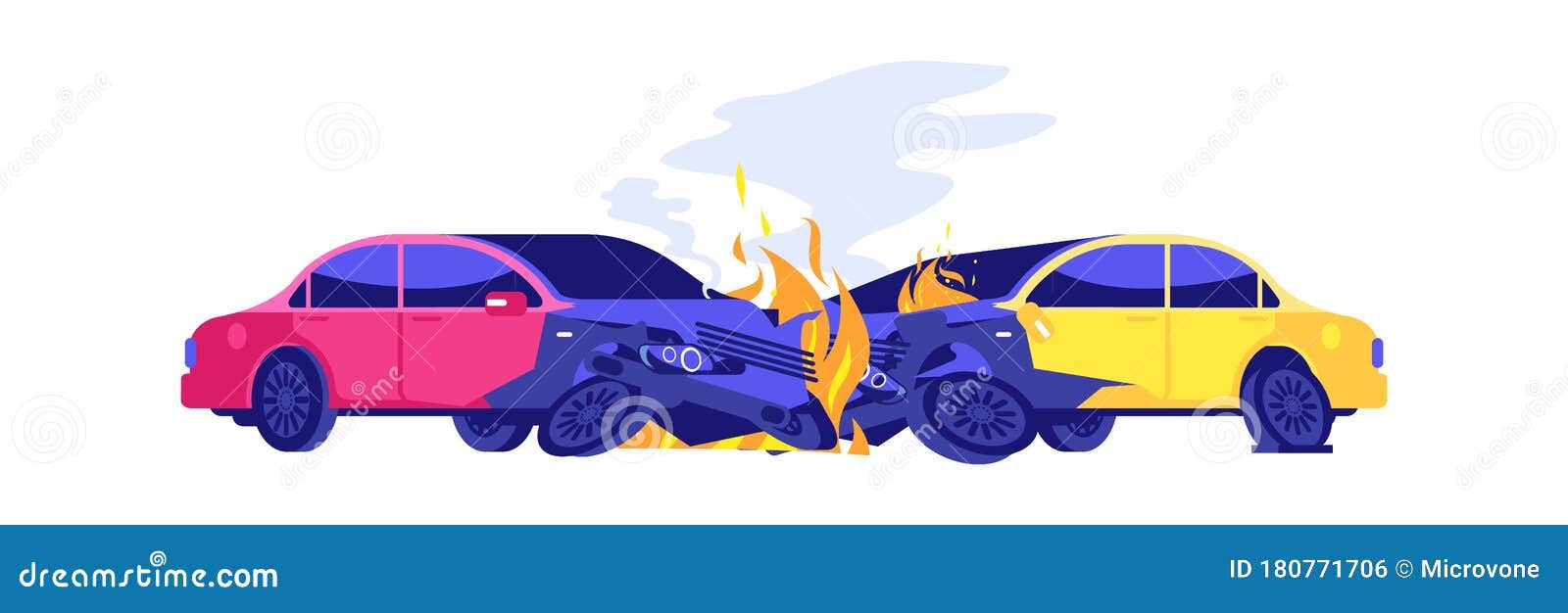 车祸汽车着火孤立的损坏交通 损坏的汽车卡通道路事故矢量图插图向量例证 插画包括有图象 中介 车祸汽车着火孤立的损坏交通 损坏的汽车卡通道路事故矢量图插图向量例证 插画包括有图象 中介