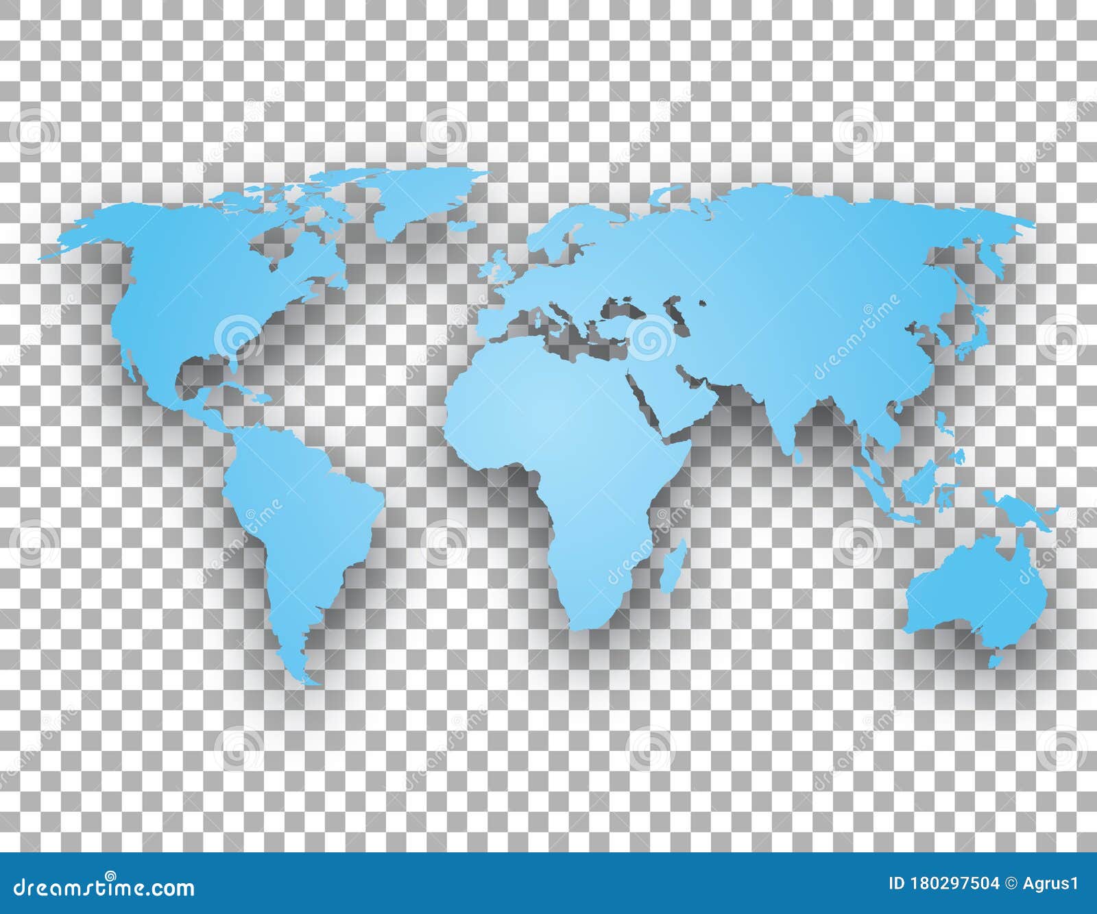 透明背景上的透明世界地图向量例证 插画包括有设计 蓝色 聚会所 透明 要素 国家 地区