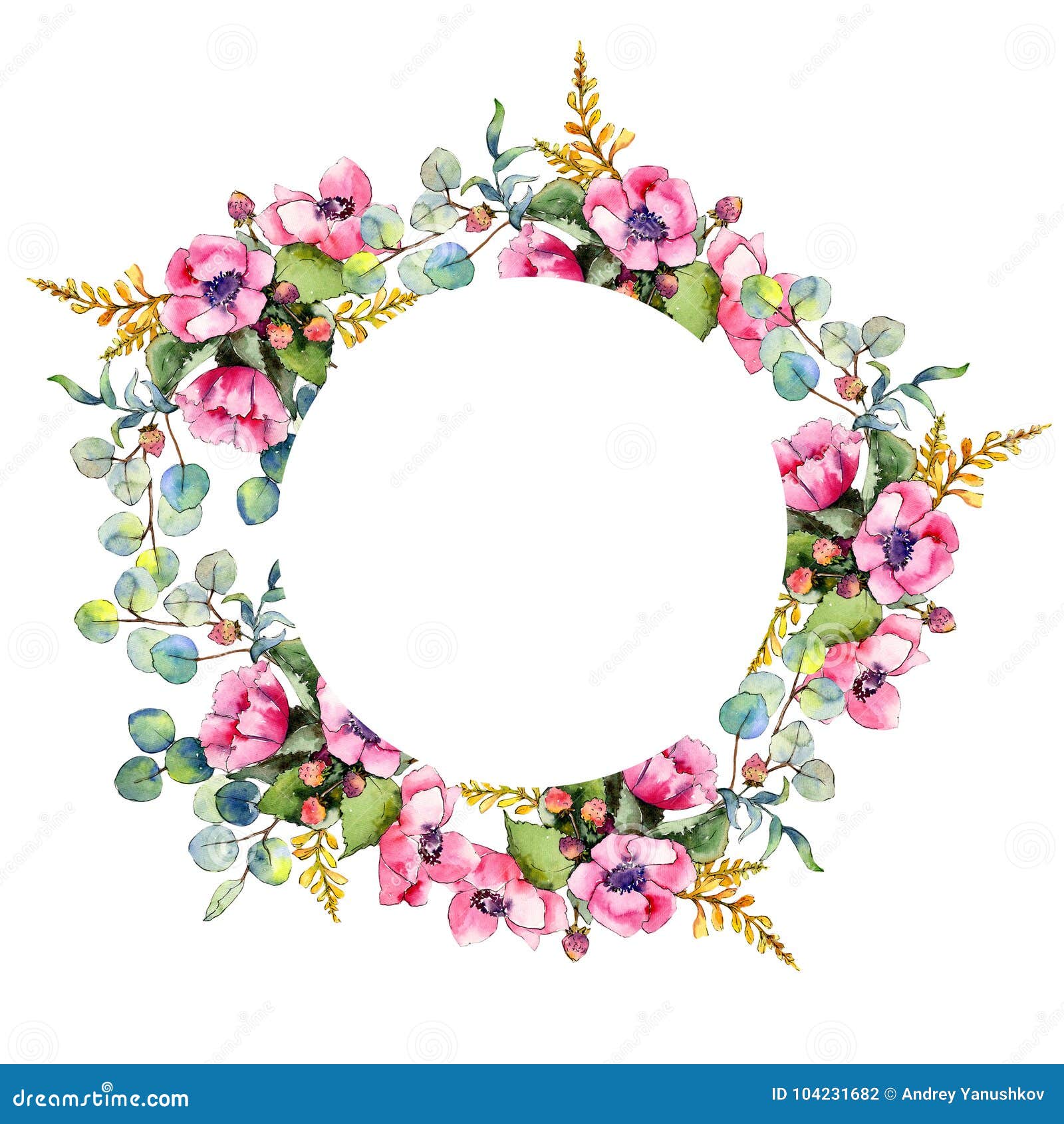 野花在水彩样式的花束花圈库存例证 插画包括有土气 来回 月桂树 叶子 草甸 方式 查出 野花在水彩样式的花束花圈库存例证 插画包括有土气 来回 月桂树 叶子 草甸 方式 查出