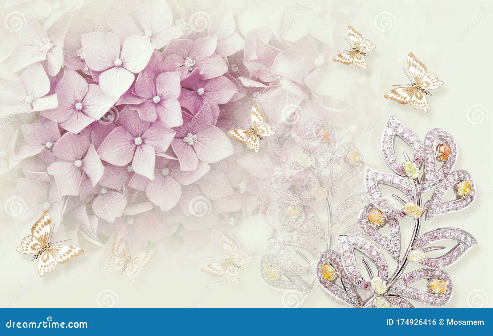 金珠珠饰 蝴蝶 花 圆饰艺术壁纸的3幅壁画背景库存例证 插画包括有减速火箭 例证 海豚 数字式 金珠珠饰 蝴蝶 花 圆饰艺术壁纸的3幅壁画背景库存例证 插画包括有减速火箭 例证 海豚 数字式