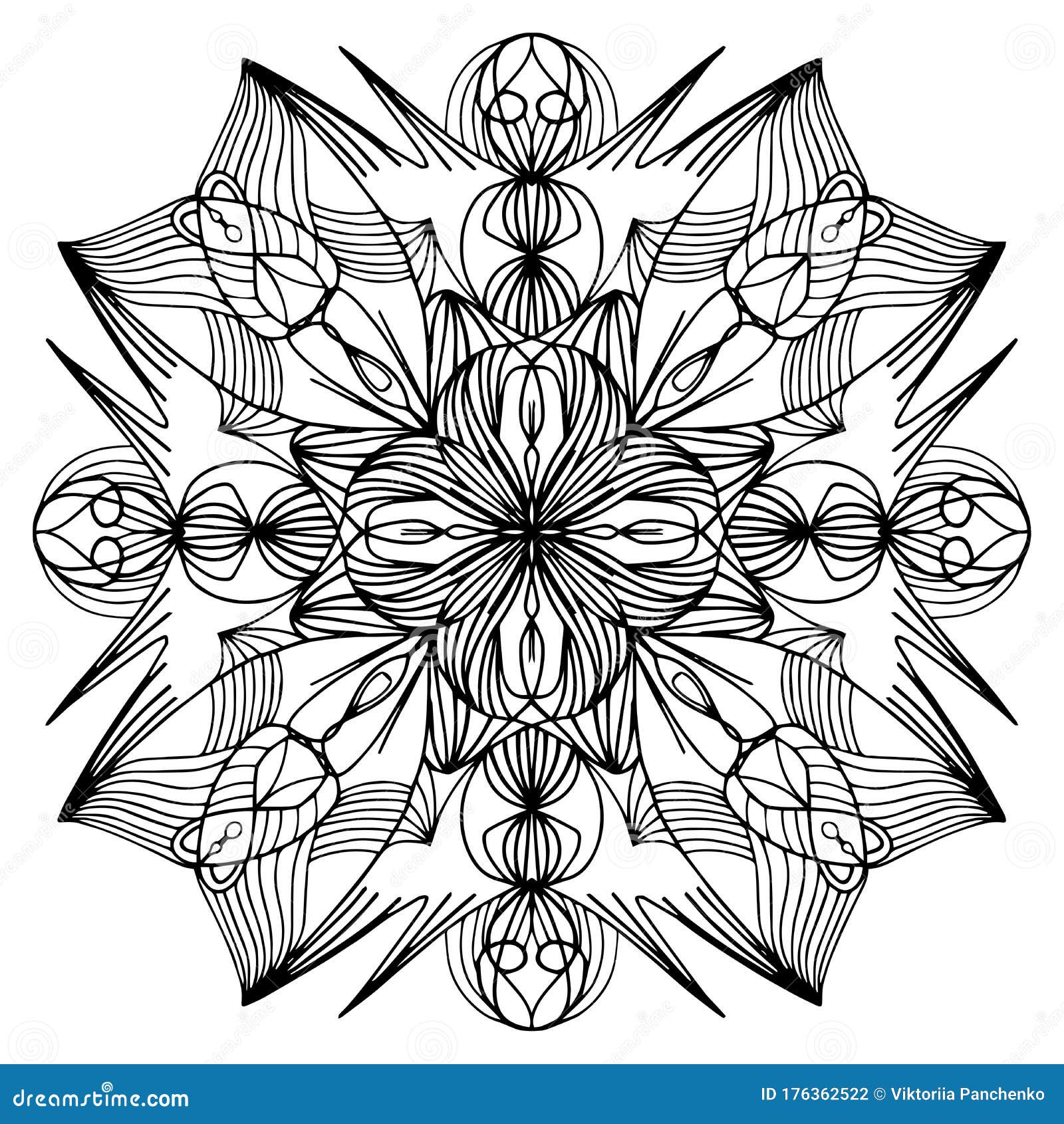 镜像图案 重复线星 花或雪花儿童着色 绘画黑白雪花库存例证 插画包括有雪花 绘画 镜像图案 重复线星 花或雪花儿童着色 绘画黑白雪花库存例证 插画包括有雪花 绘画