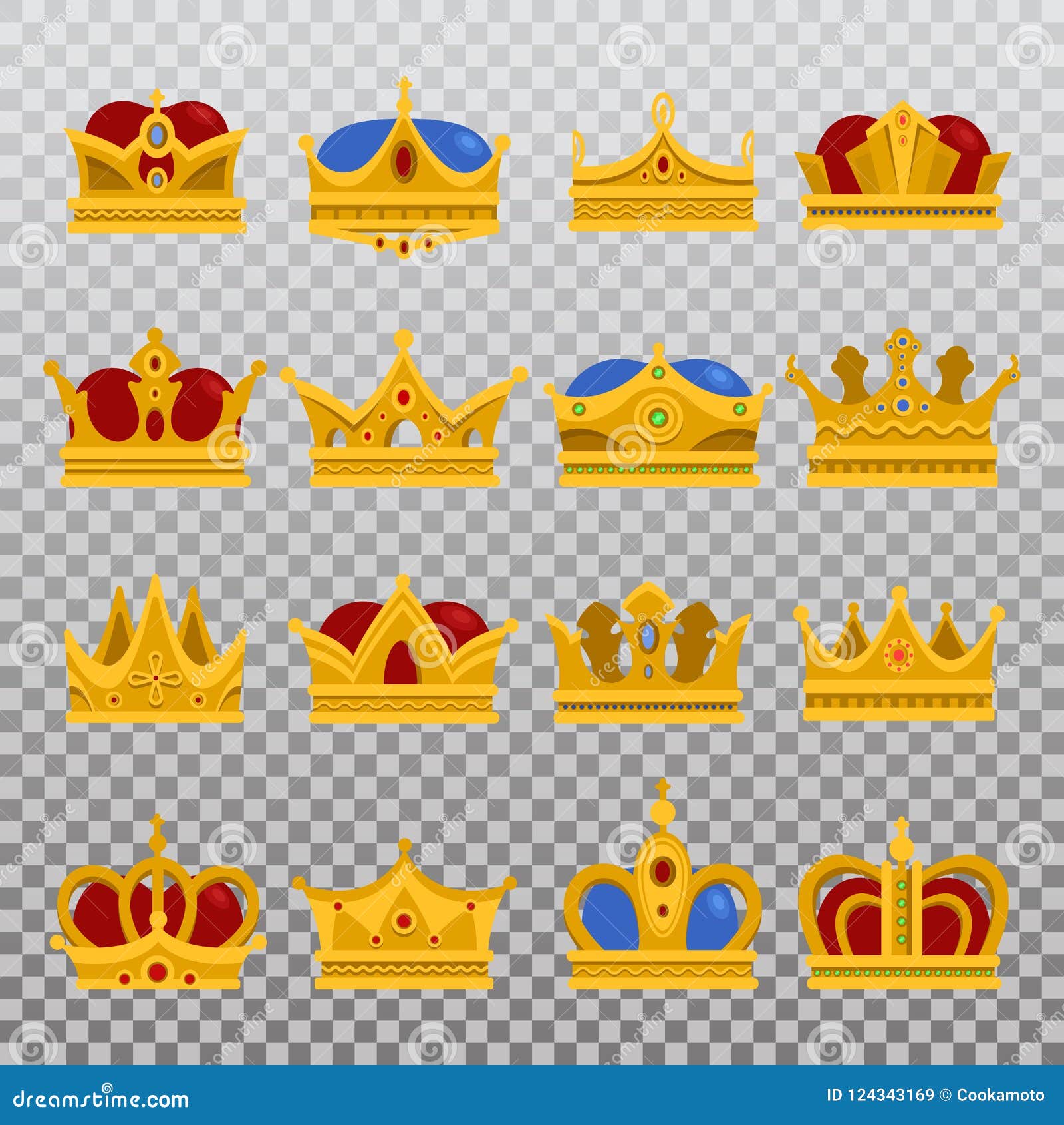 隔绝集合皇家国王或王子冠 教皇冠状头饰向量例证 插画包括有
