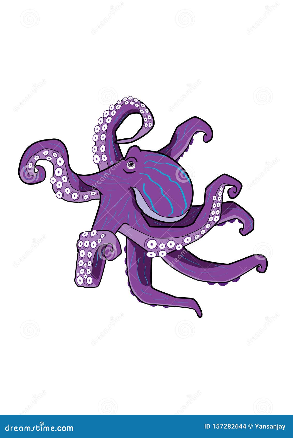 Octopus White Background 图库插画 矢量和剪贴画 10 212 图库插画 页码8