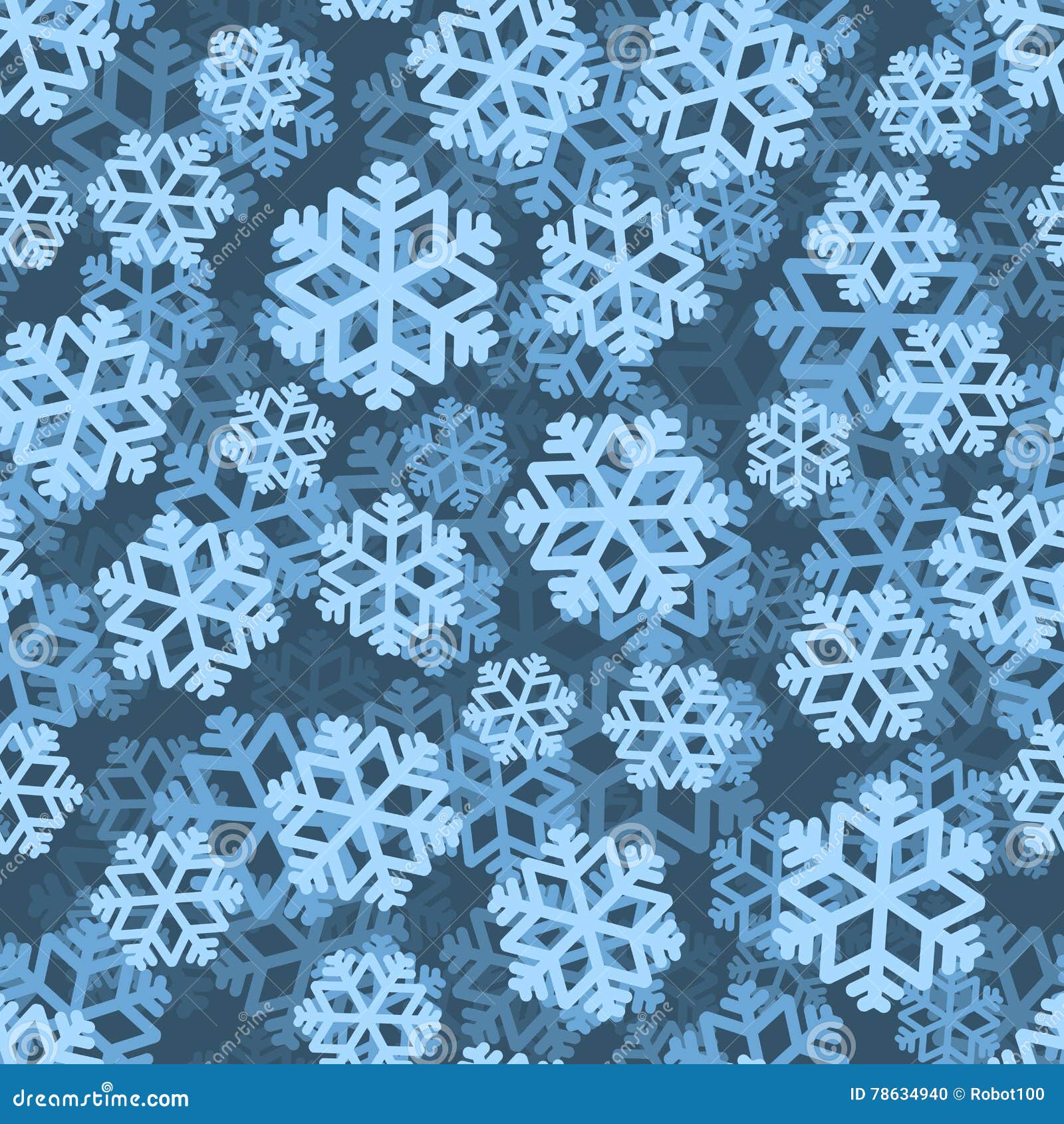 雪花样式3D Close Snow Texture Up White 背景蓝色雪花白色冬天降雪