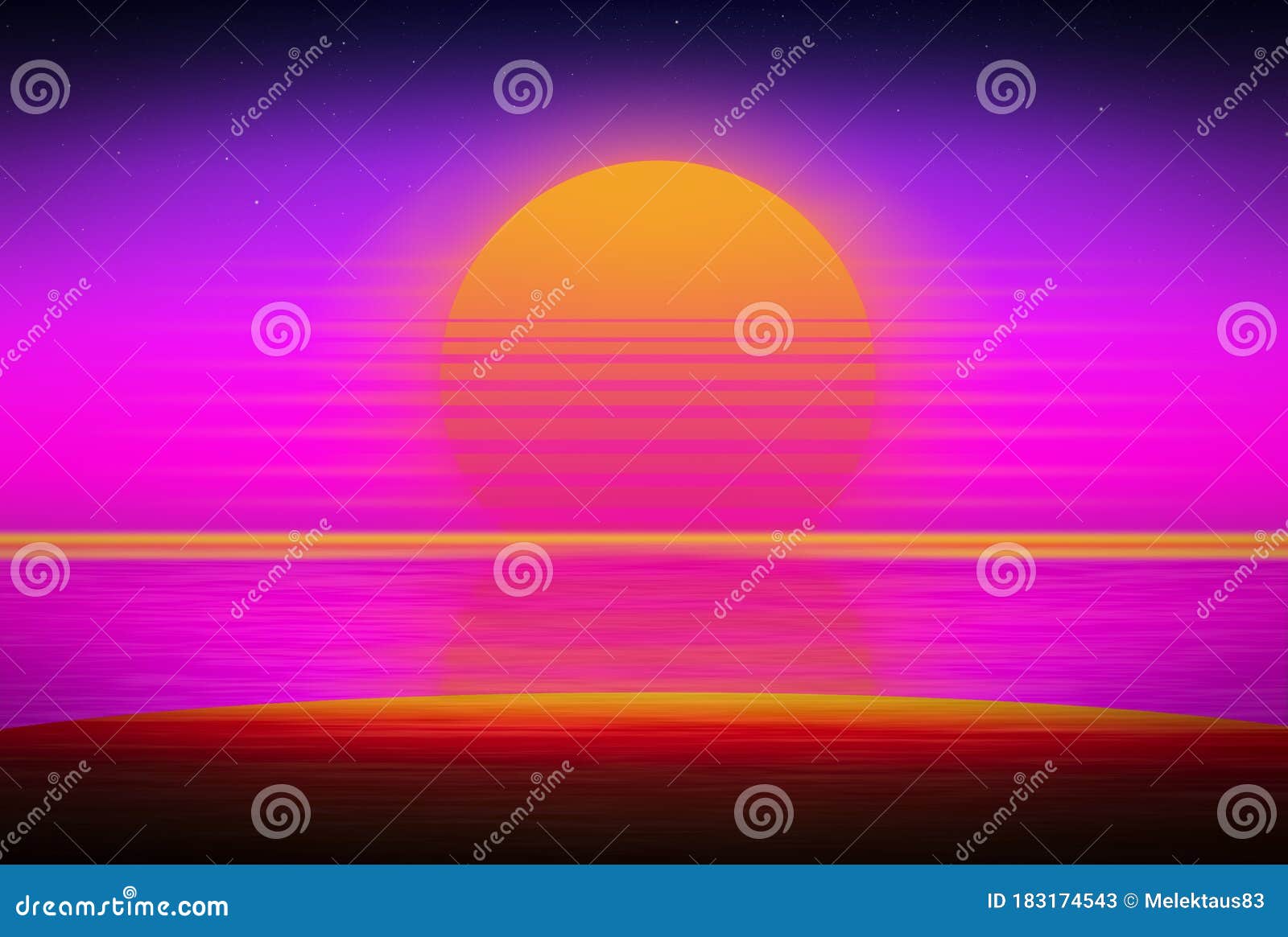 霓虹天际上的日落背景和逆波风格的海滩库存例证 插画包括有抽象 美妙 例证 减速火箭 照片 霓虹天际上的日落背景和逆波风格的海滩库存例证 插画包括有抽象 美妙 例证 减速火箭 照片