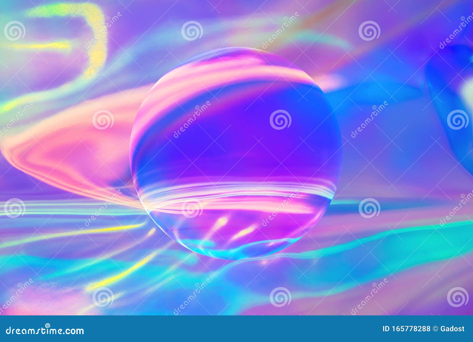 霓虹色全息背景库存例证 插画包括有霓虹色全息背景