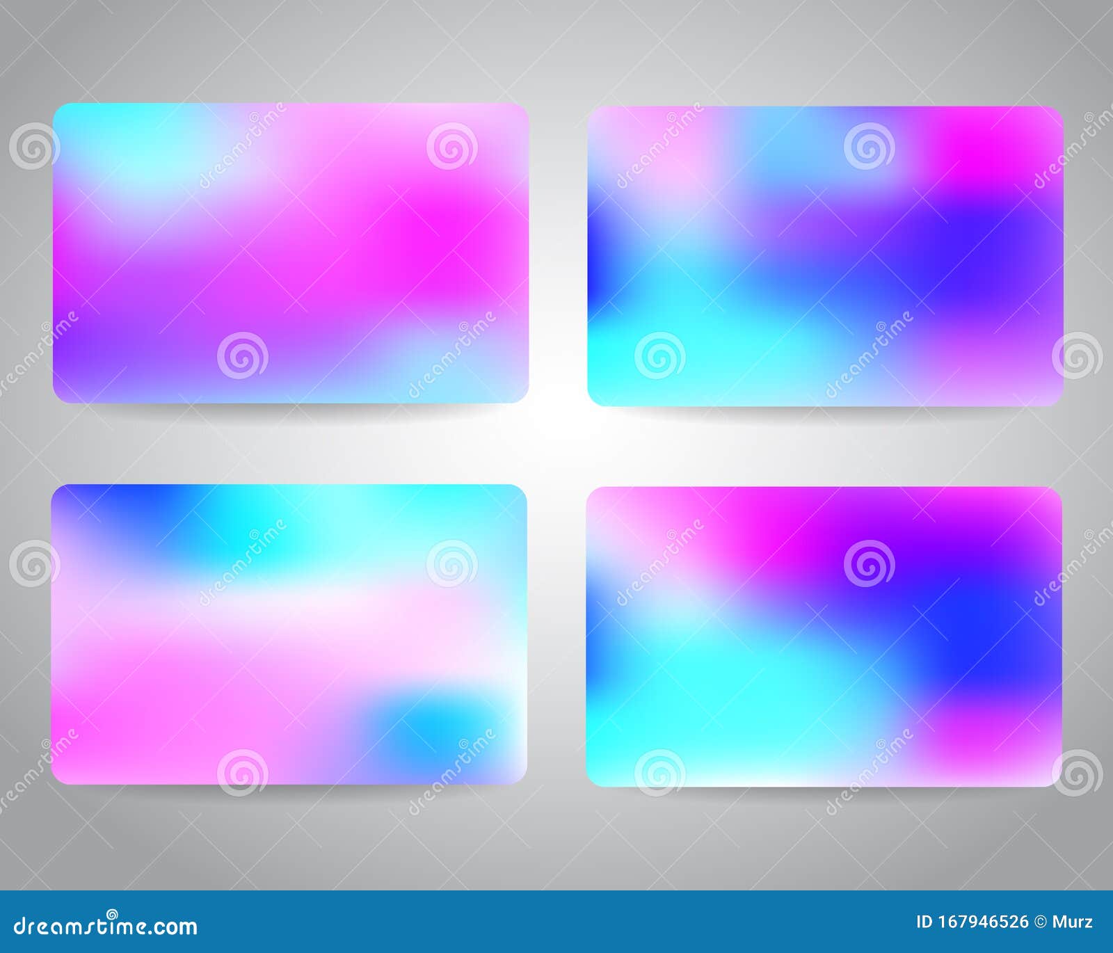 霓虹色背景的礼品卡 折扣卡或信用卡向量例证 插画包括有衣裳 电子 附注 背包 机构 全息图