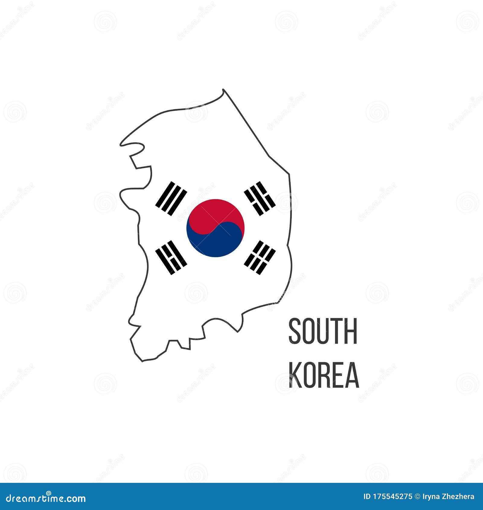 韩国国旗地图国旗以边界的形式白色背景中突显的坯件矢量图库存例证 插画包括有背包 等高 韩国国旗地图国旗以边界的形式白色背景中突显的坯件矢量图库存例证 插画包括有背包 等高
