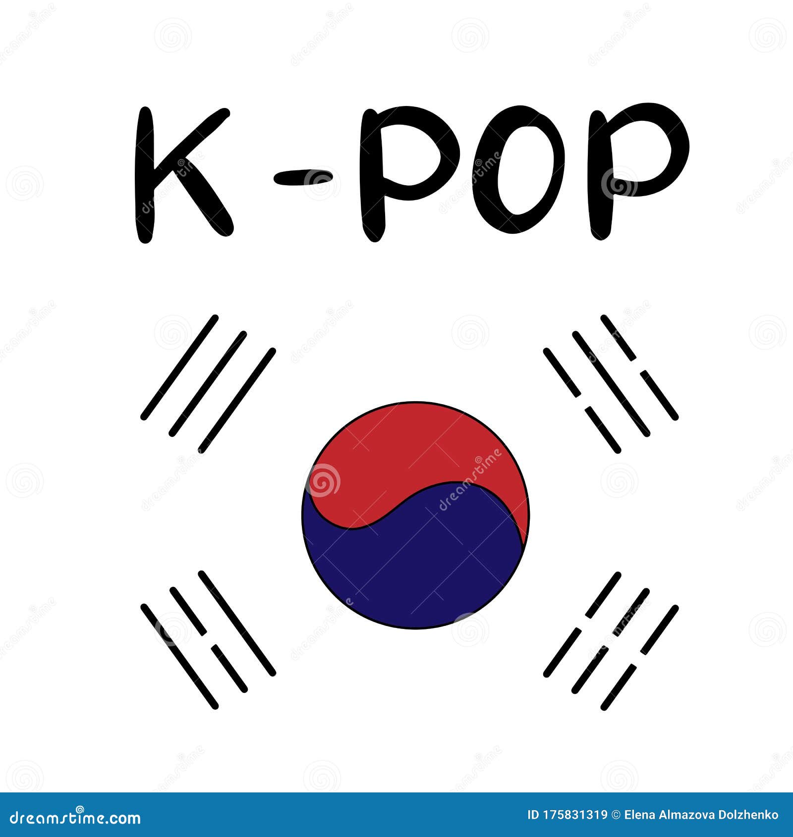 韩国流行音乐风格向量例证 插画包括有艺术 字法 背包 荒地 海报 流行音乐 图象 概念 韩国流行音乐风格向量例证 插画包括有艺术 字法 背包 荒地 海报 流行音乐 图象 概念