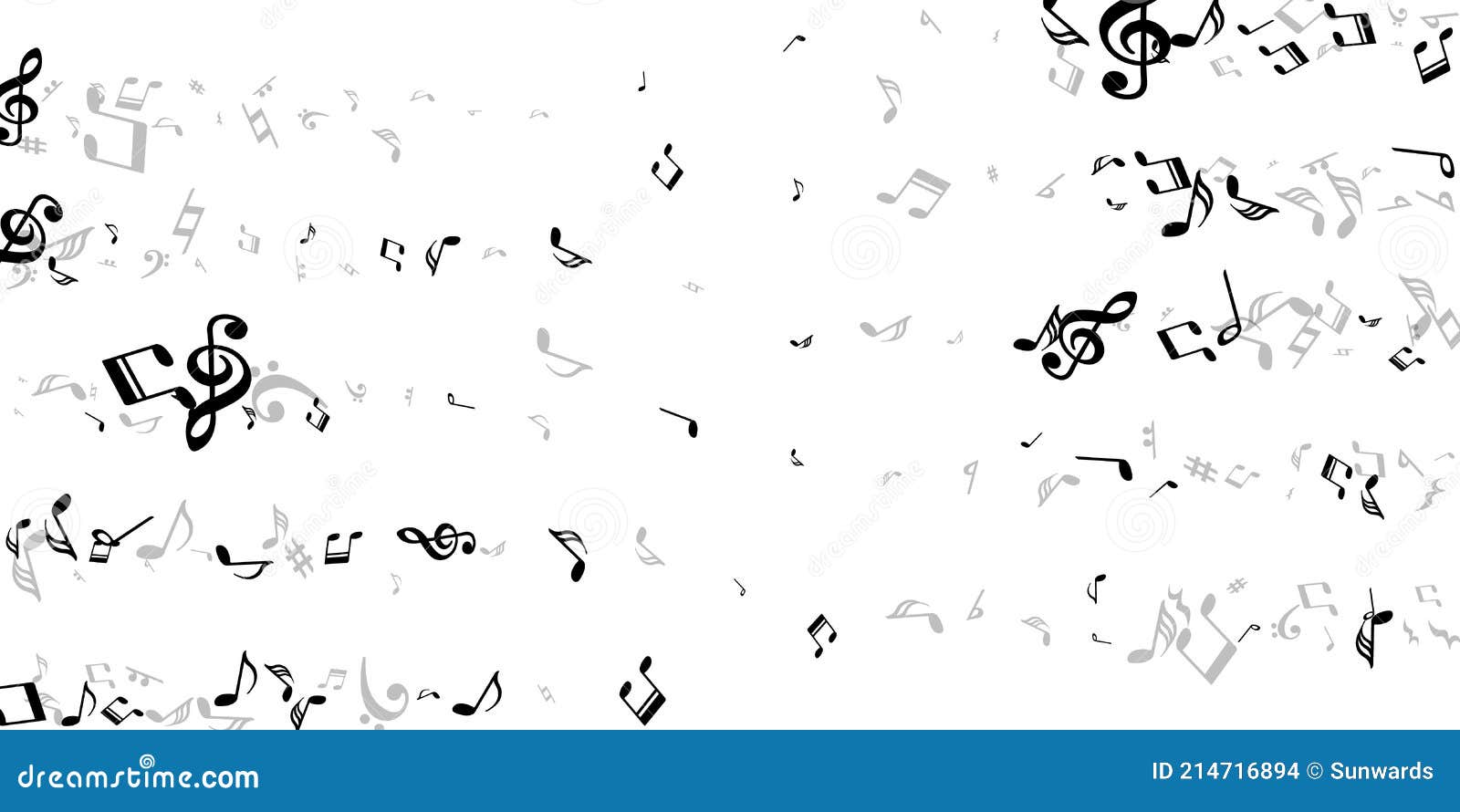 音乐音符符号矢量图 宋符号向量例证 插画包括有标记 构成 关键字 和谐 记数法 图象