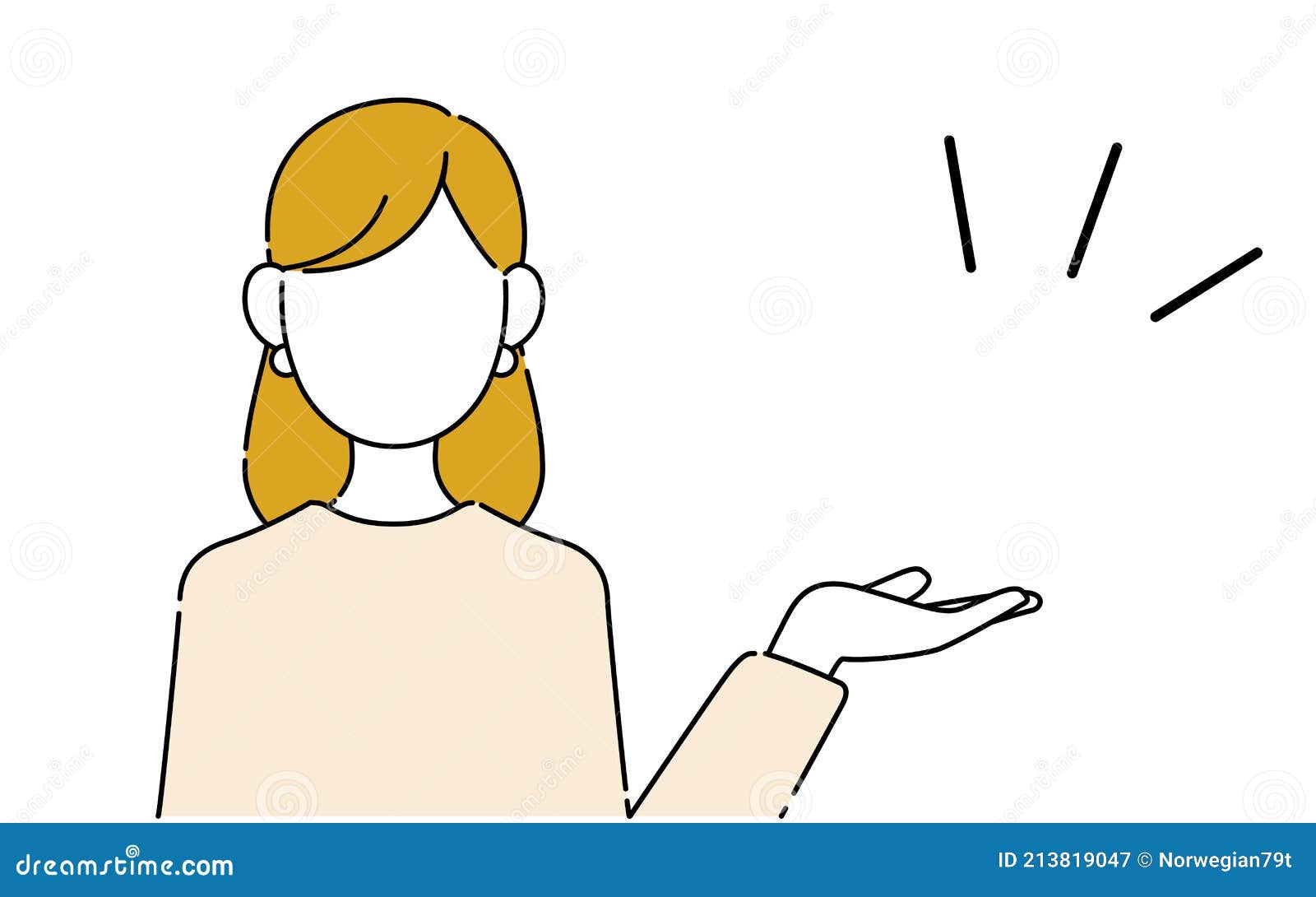 顔なしのポーズイラスト キャリアウーマンの上半身 案内 Stock Illustration Illustration Of Person Hair 顔なしのポーズイラスト キャリアウーマンの上半身 案内 Stock Illustration Illustration Of Person Hair