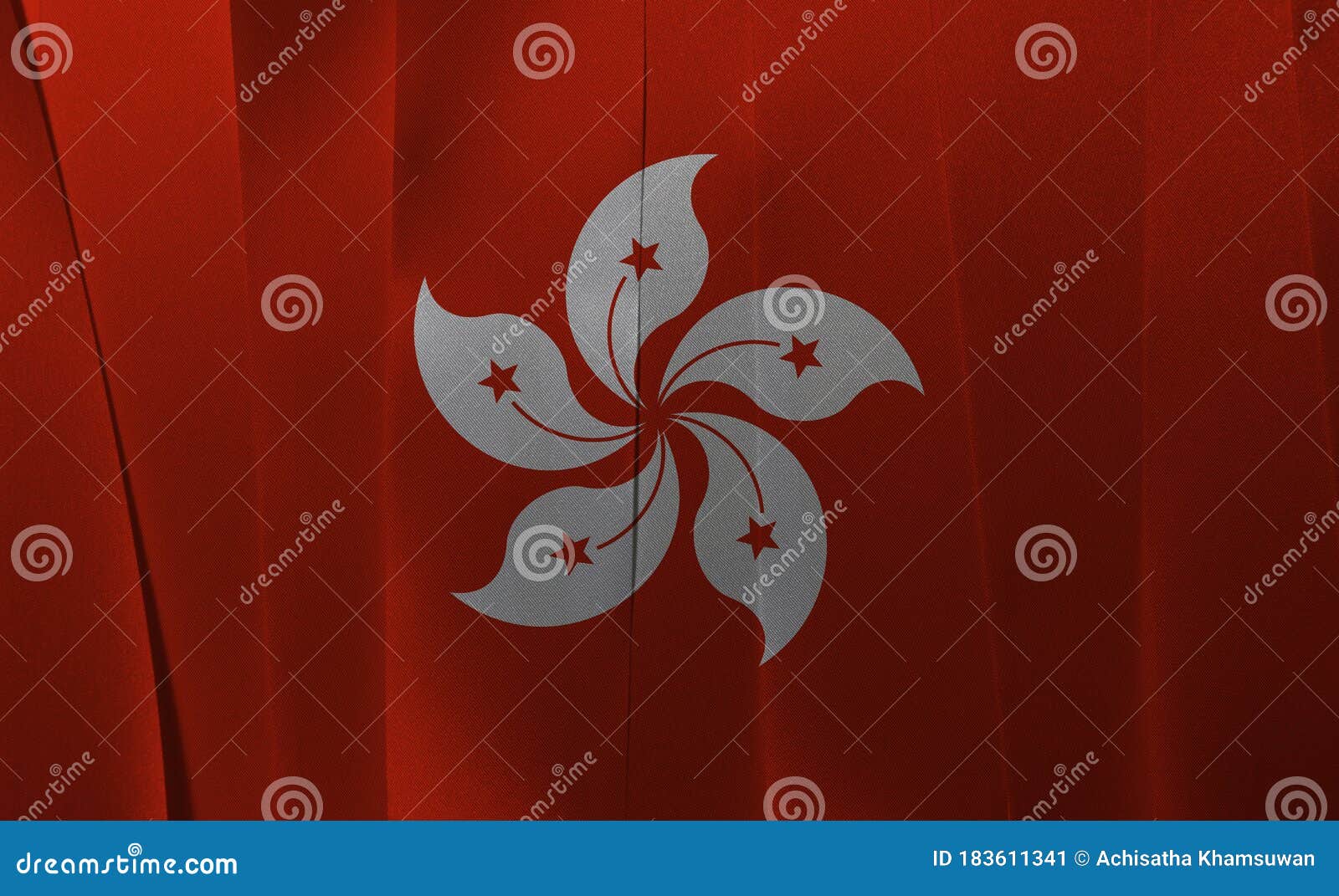 香港国旗五花紫荆花彩带库存图片 图片包括有爱国 模式 花瓣 框架 符号 概念 图标