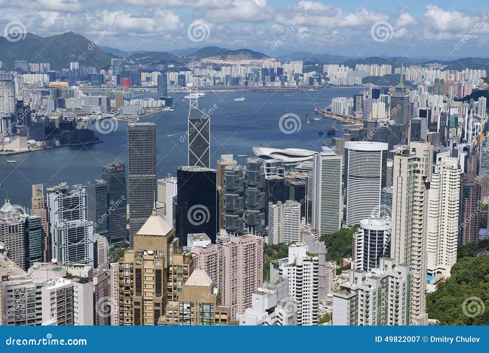 香港市的都市风景在香港 中国图库摄影片 图片包括有旅行 大都会 著名 蓝色 峰顶 都市风景 4907
