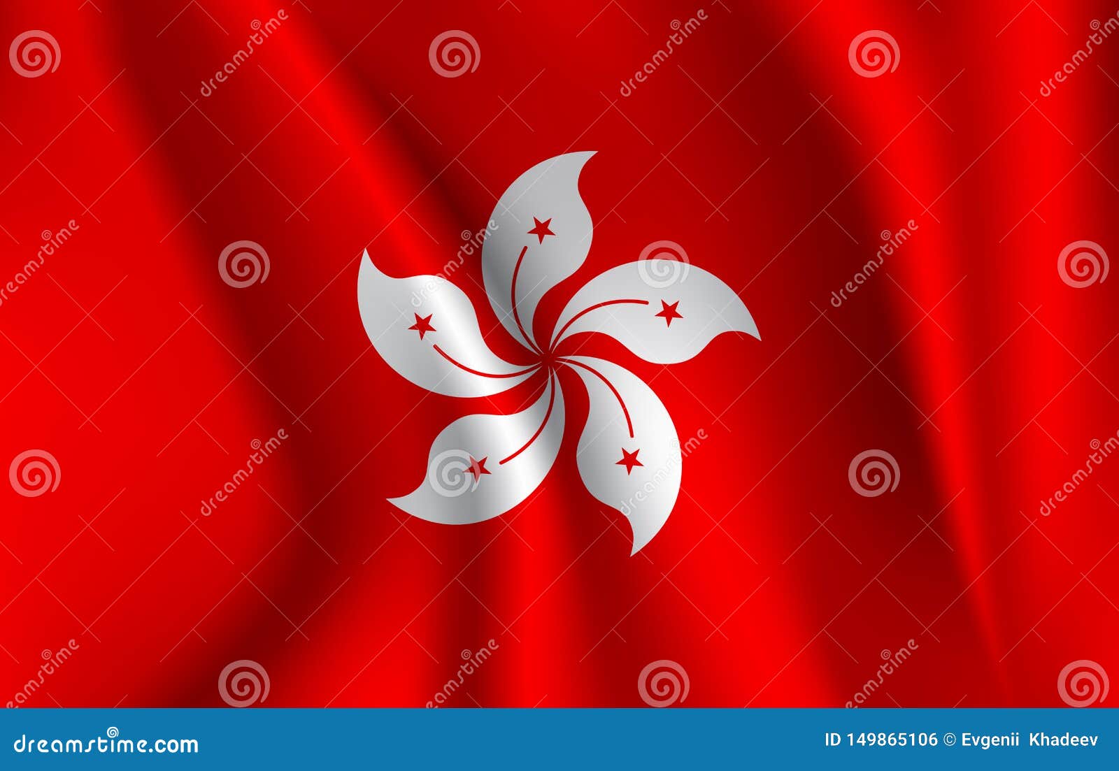 香港挥动的旗子香港国旗背景纹理库存例证 插画包括有香港国旗背景纹理 香港挥动的旗子