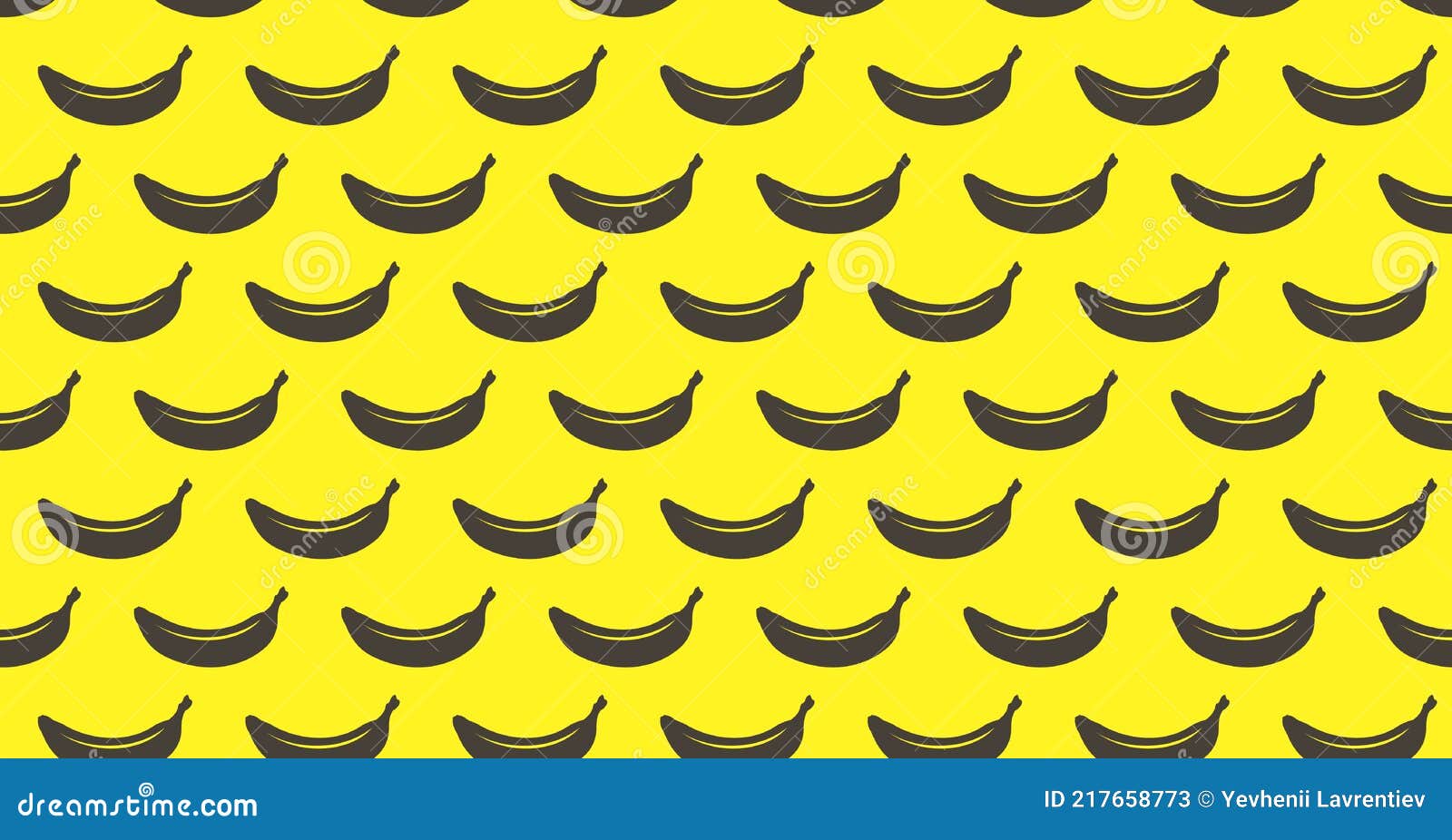 黄色背景中灰色成熟香蕉的无尽无缝图案 风香蕉壁纸向量例证 插画包括有持续 黄色 墙纸 背包