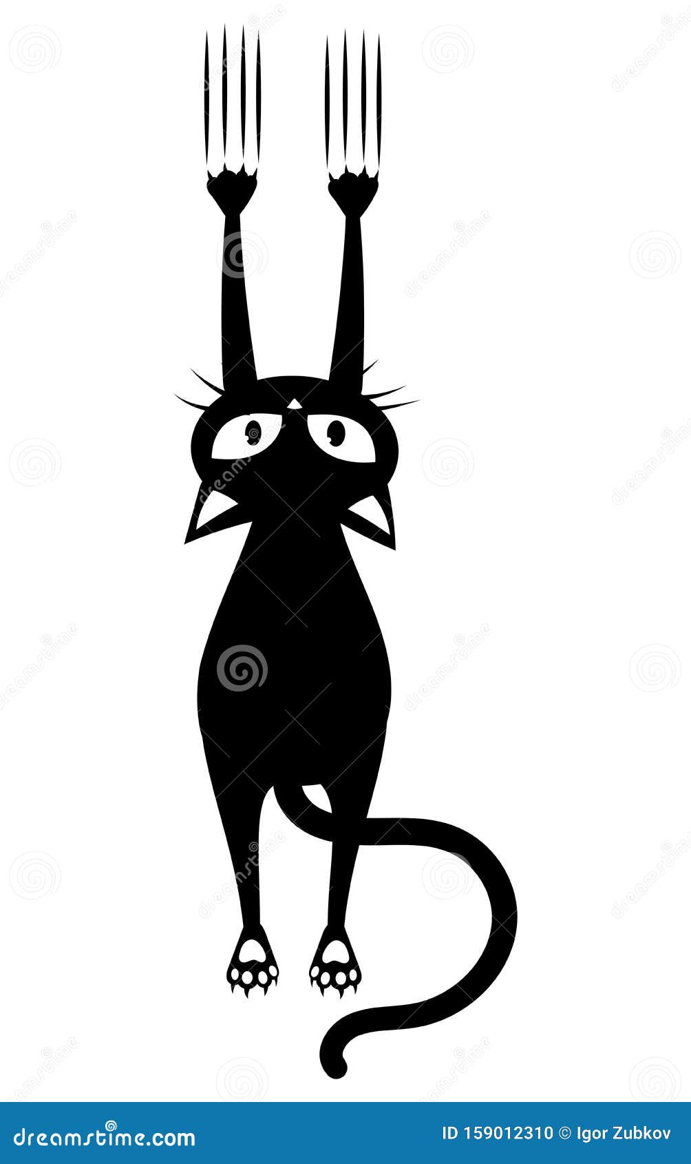 黑猫挠墙漫画猫爬墙的剪影儿童宠物矢量图插图向量例证 插画包括有看板卡 疯狂 上升 现有量 黑猫挠墙漫画猫爬墙的剪影儿童宠物矢量图插图向量例证 插画包括有看板卡 疯狂 上升 现有量
