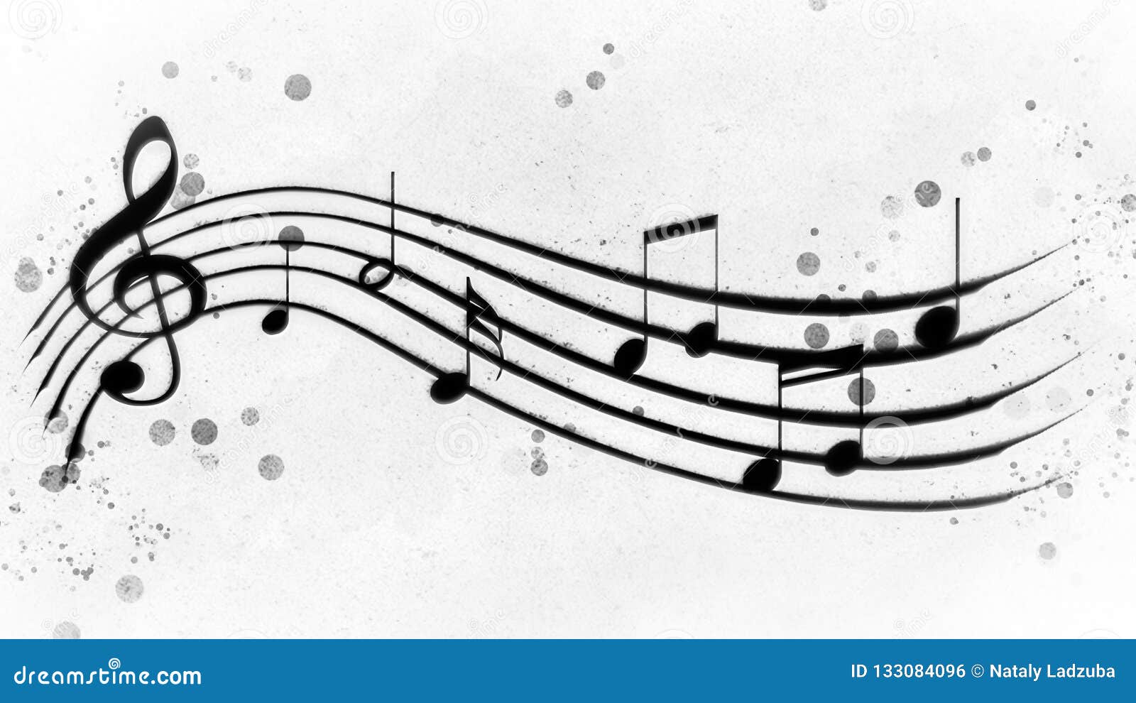 黑白背景音符库存例证 插画包括有音乐 乐队 图象 艺术 背包 音乐会 附注 要素