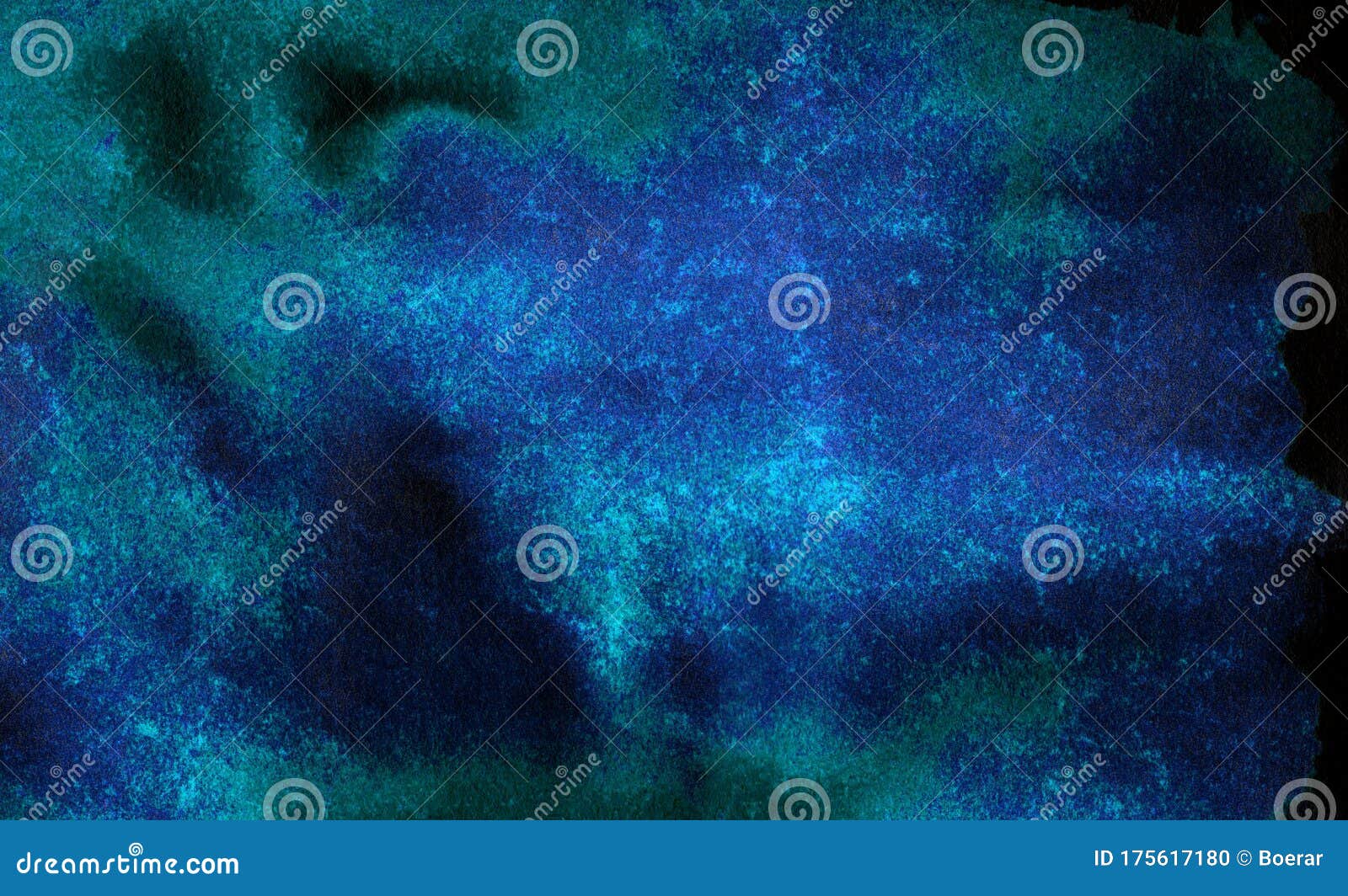 黑纸上现代创意深暗发光的蓝色霓虹水彩插图闪电夜空与雷声背景库存照片 图片包括有设计 五颜六色