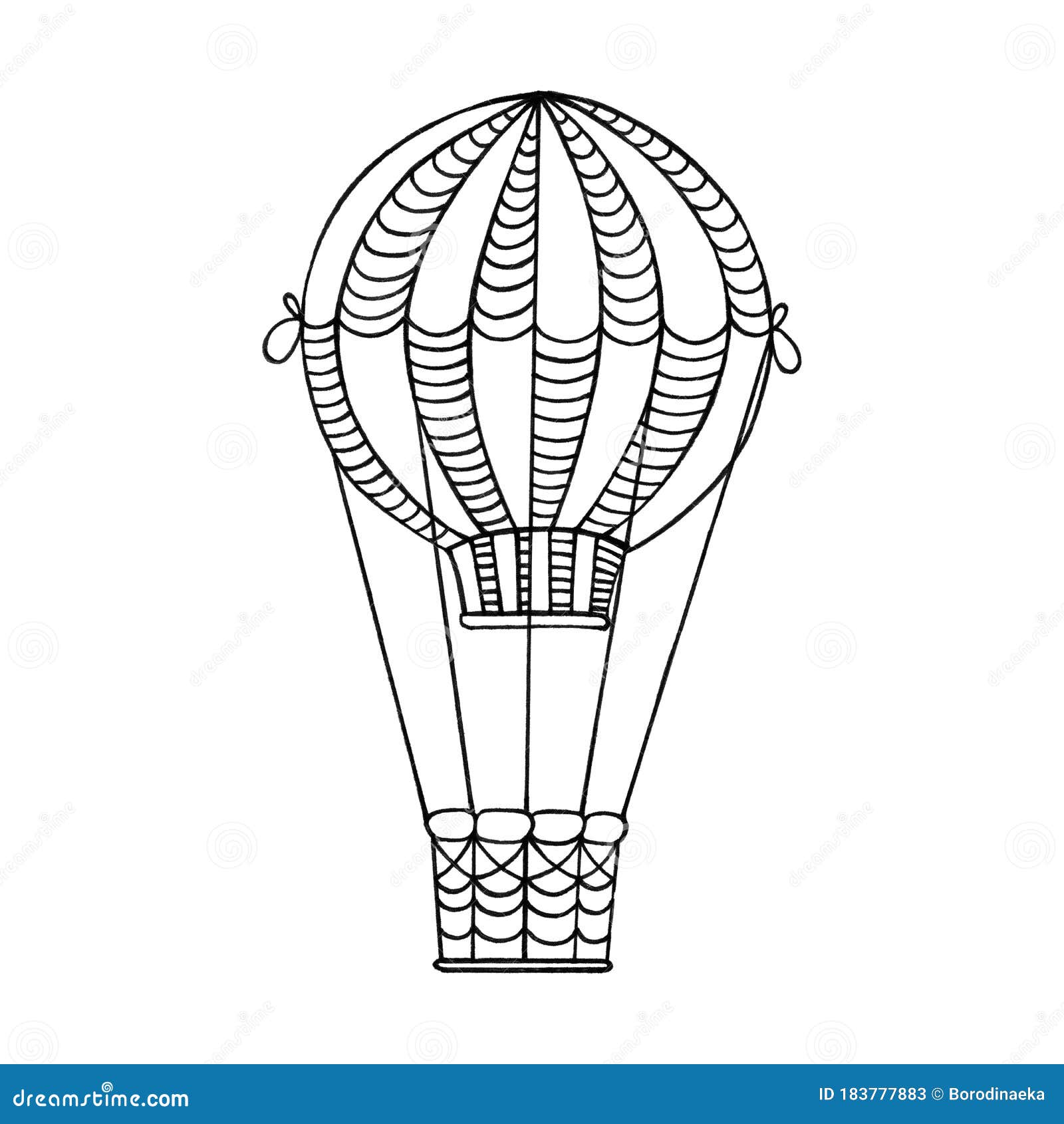 黑色衬里的白色背景上绘制的浮空器或气球库存例证 插画包括有航空 例证 逗人喜爱 设计 创造性 黑色衬里的白色背景上绘制的浮空器或气球库存例证 插画包括有航空 例证 逗人喜爱 设计 创造性