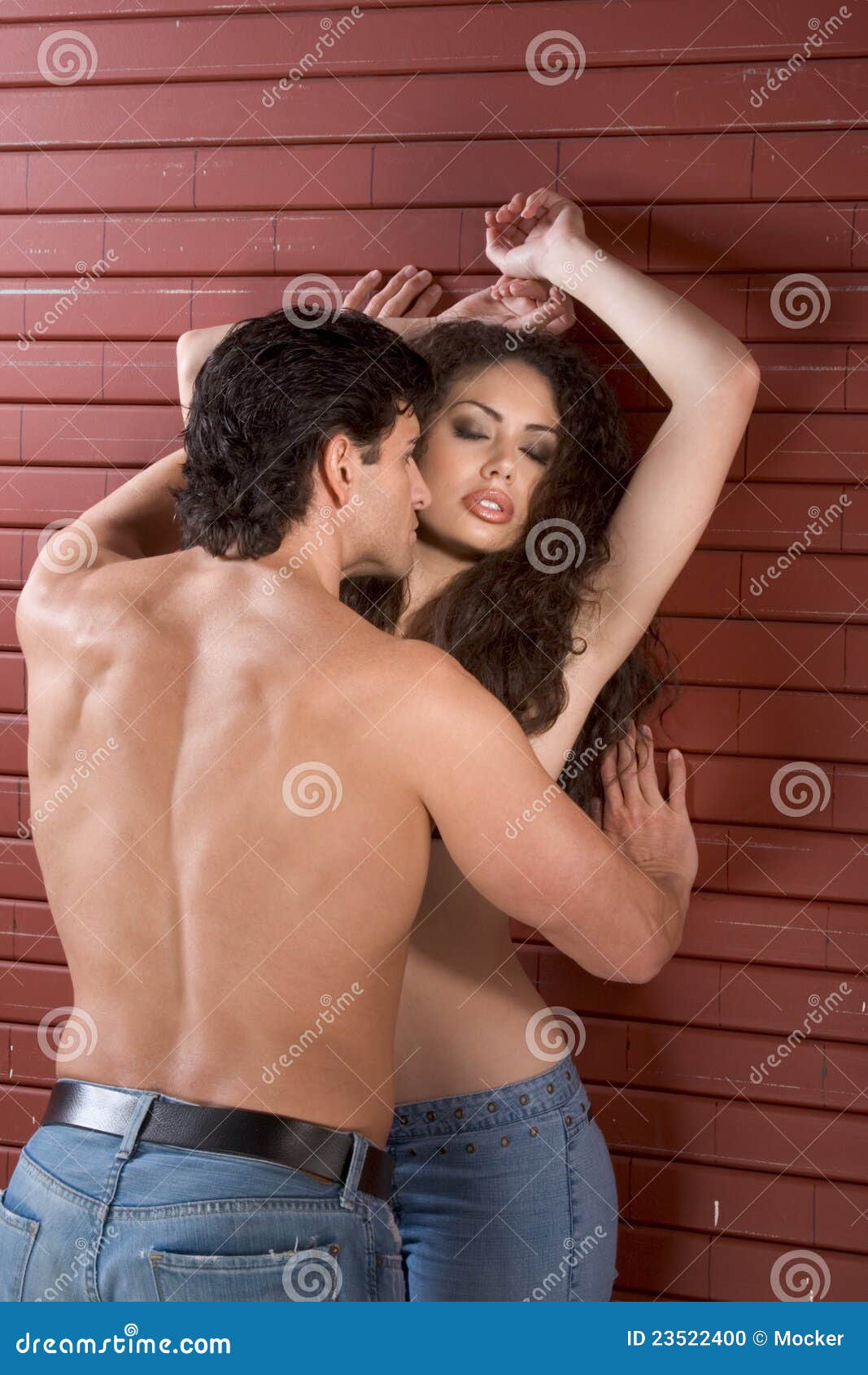 Naked Man And Woman Kissing 48