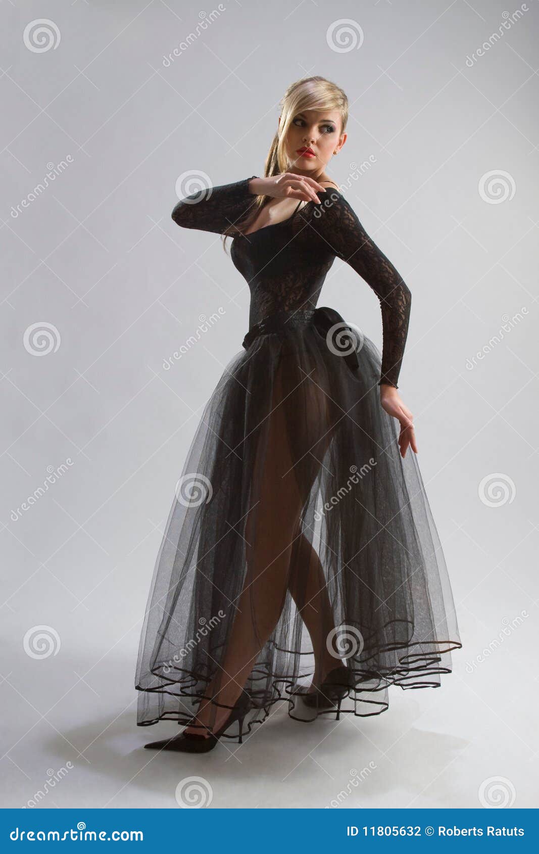 Girl In Diaphanous Dress Stock Photography - Image: 11805632